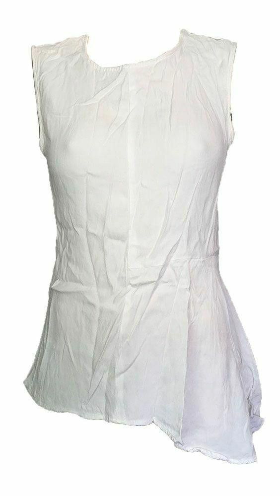 Designer Pre Owned White Sfera Blouse S Size S / US 4 / IT 40 - 1 Thumbnail