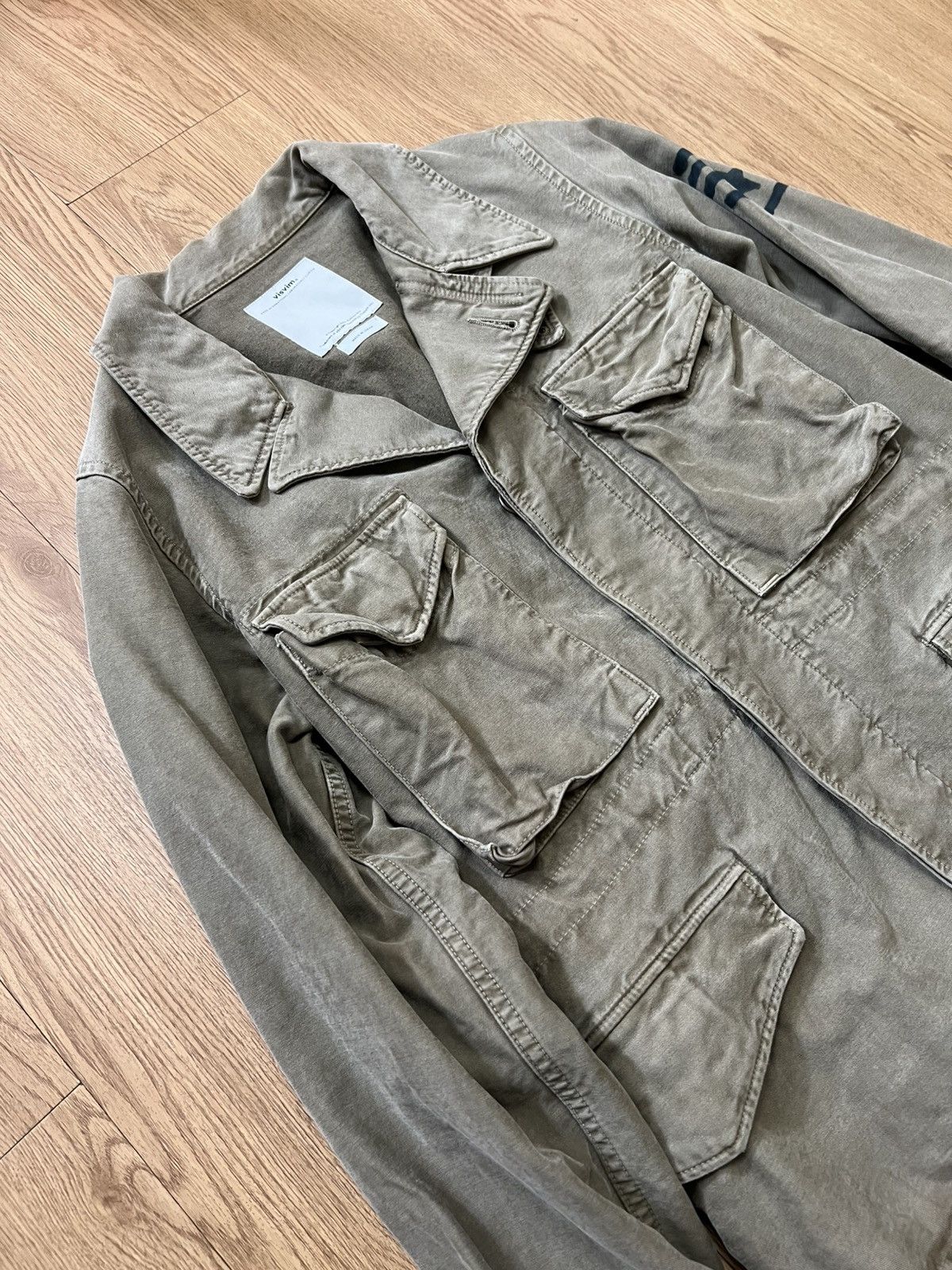 Japanese Brand × Vintage × Visvim Visvim SS15 Achse Field Jacket DMGD Olive Size US XS / EU 42 / 0 - 2 Thumbnail
