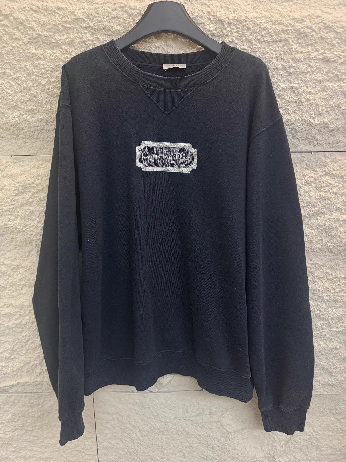 Dior Dior embroidered logo sweatshirt black XL Size US XL / EU 56 / 4 - 1 Thumbnail