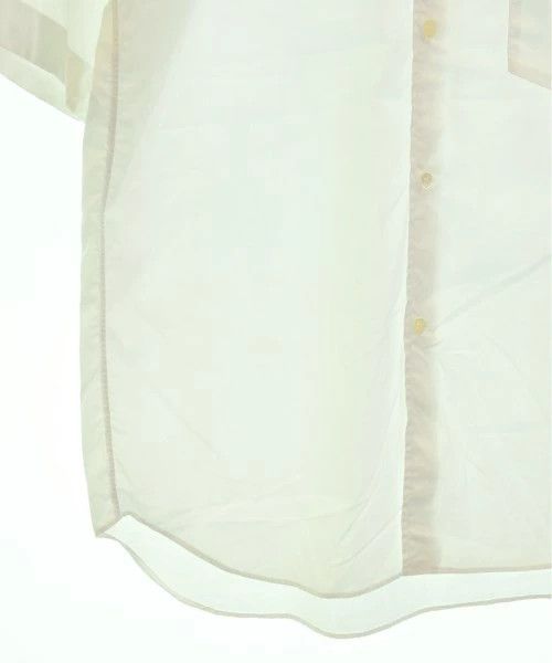 Comme des Garcons Homme Deux Shirt Short Sleeve Plain Chest Pocket Cotton White Size US L / EU 52-54 / 3 - 5 Thumbnail