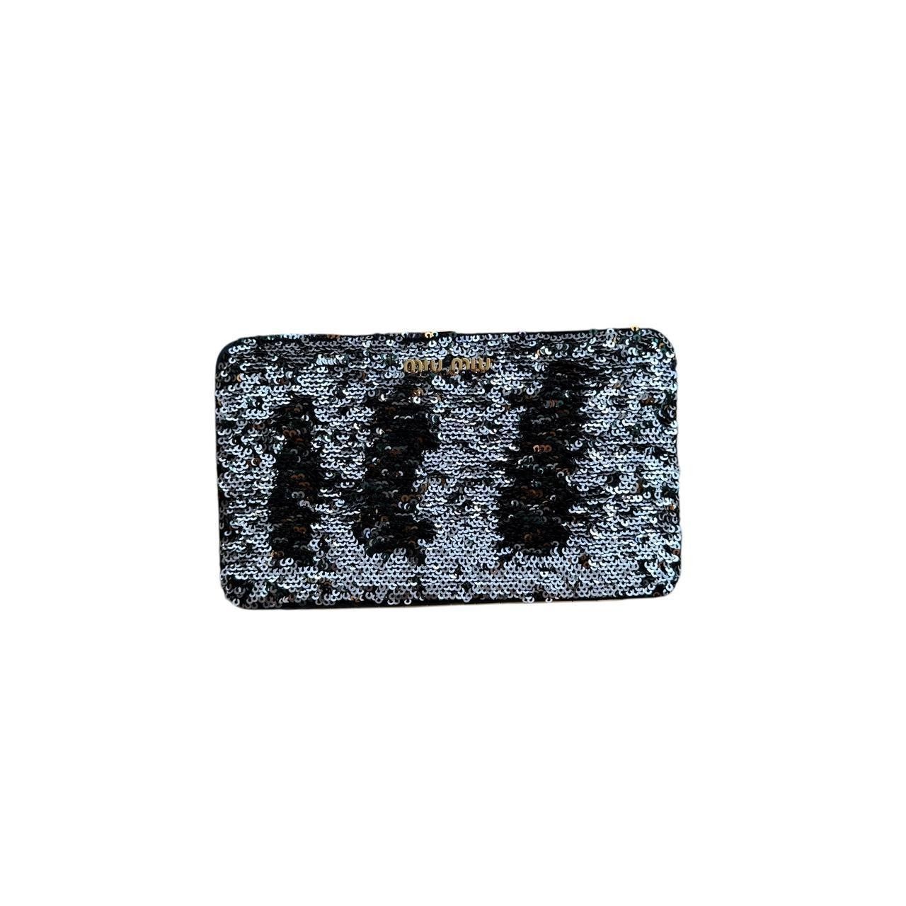 Miu Miu Miu Miu Women's Black and Grey Wallet-purs Size ONE SIZE - 5 Thumbnail