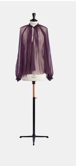 Dior o1w1db10924 Silk Blouse in Purple Size XL / US 12-14 / IT 48-50 - 1 Thumbnail