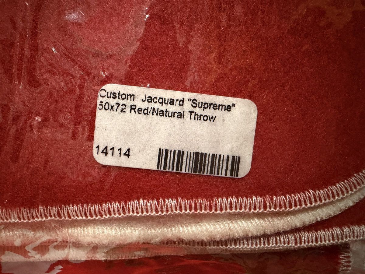 Supreme DS FW14 Supreme Faribault Box Logo Wool Blanket NEW RARE Red Size ONE SIZE - 6 Thumbnail