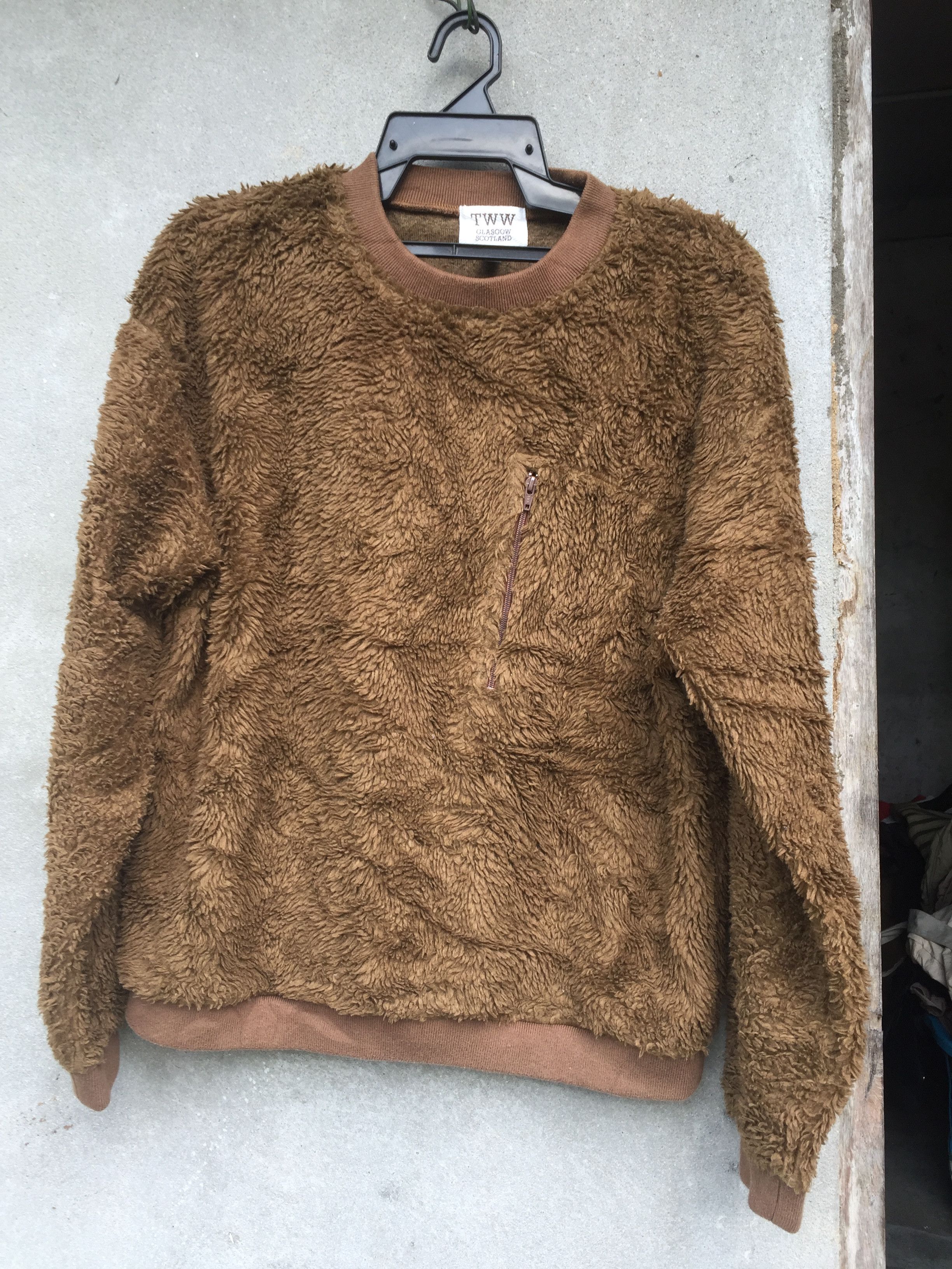 Japanese Brand TWW Glasgow Scotland Boa Sweatshirt Size US M / EU 48-50 / 2 - 1 Thumbnail