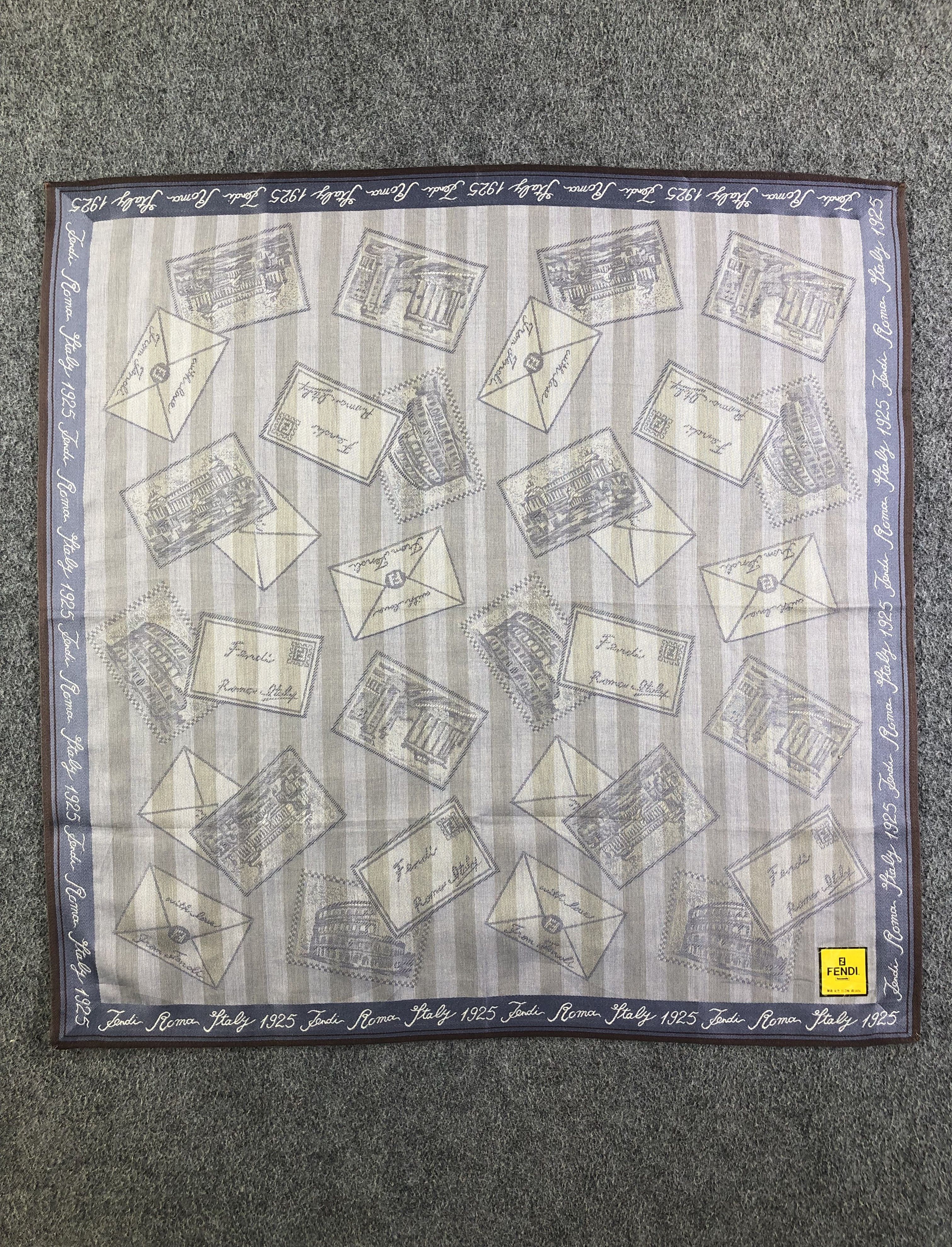 Fendi Vintage Fendi Handkerchief / Bandana / Neckerchief A1899 Size ONE SIZE - 3 Thumbnail