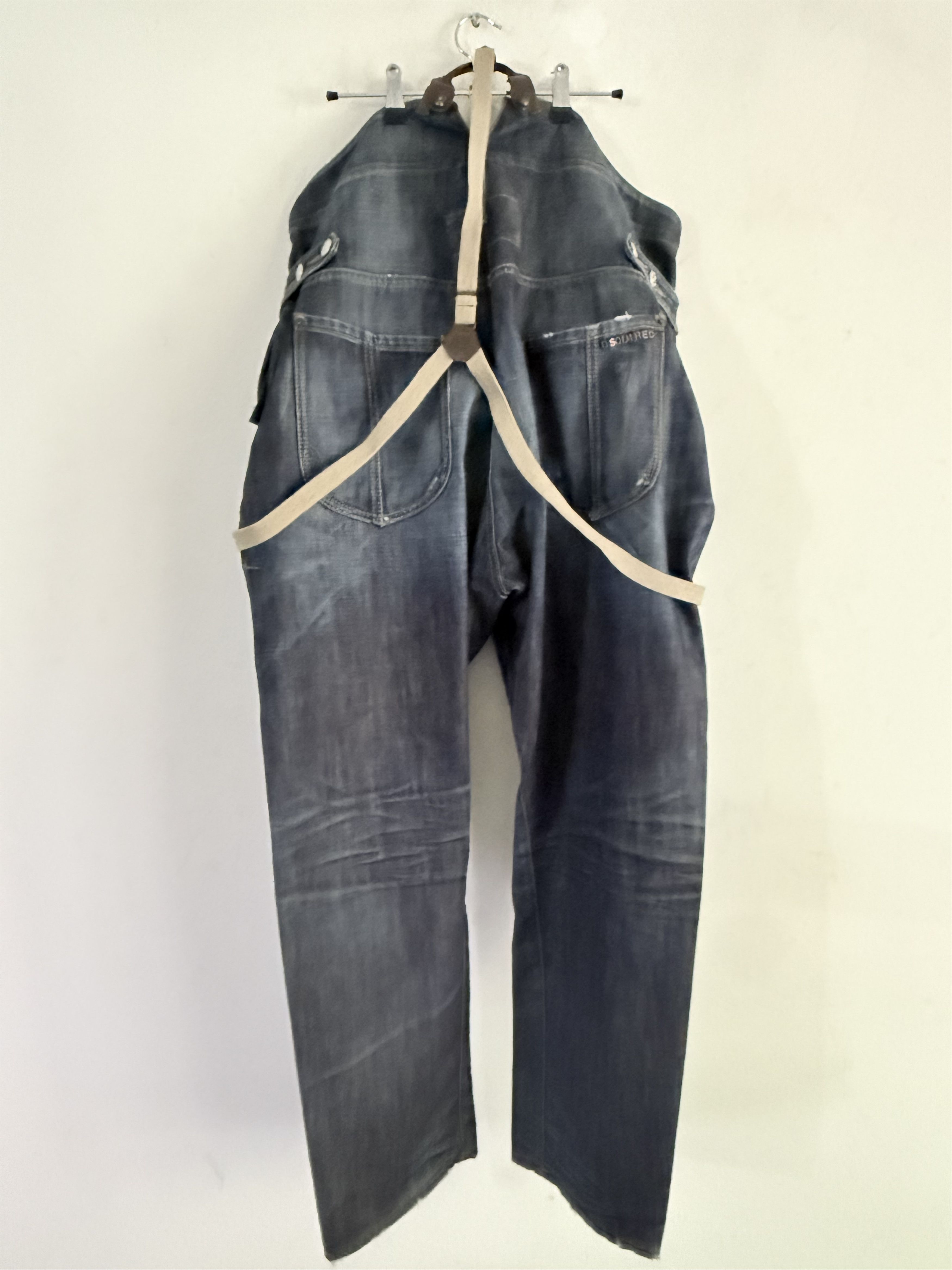 Dsquared2 Distressed Jeans With Suspenders Size US 32 / EU 48 - 6 Thumbnail