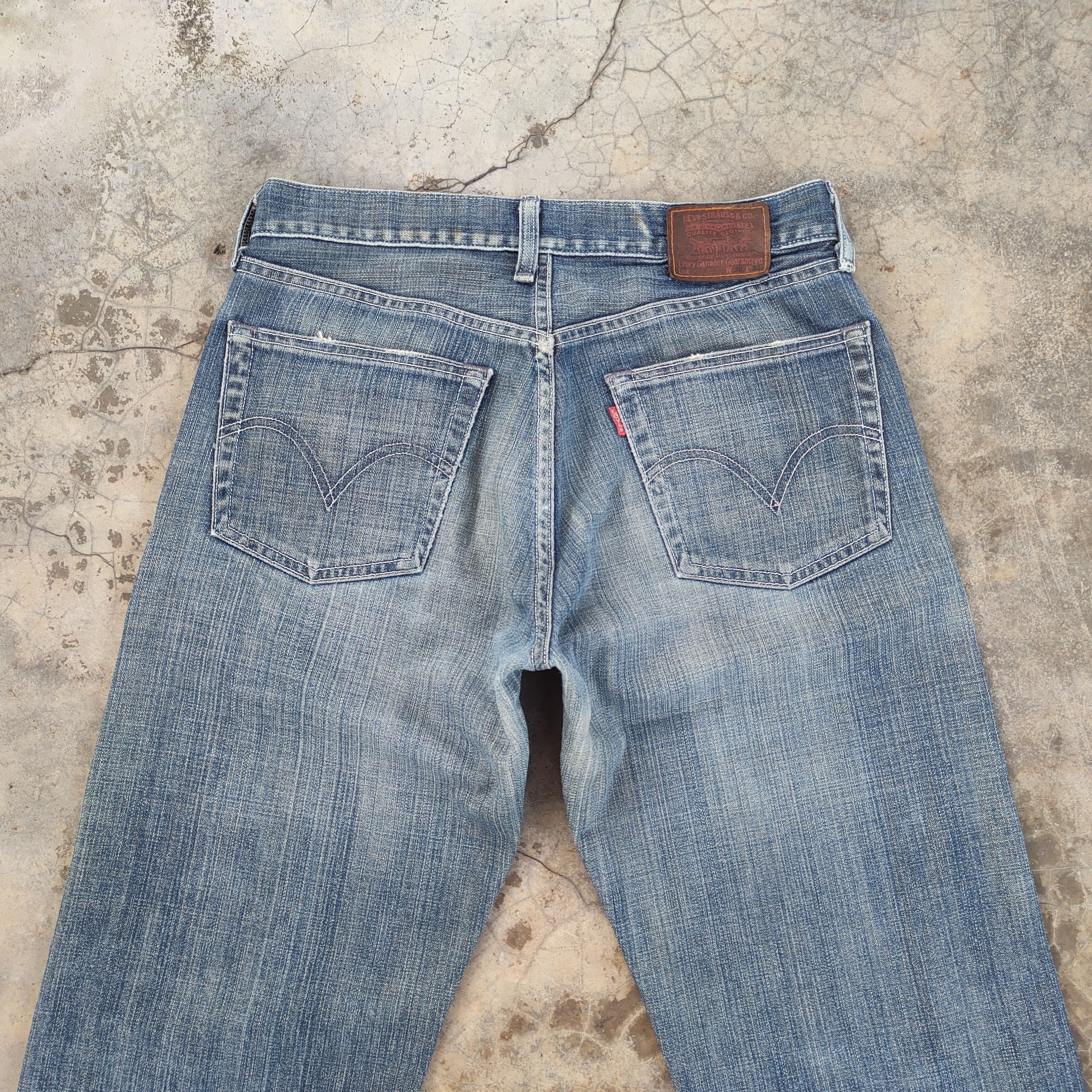 Levi's Vintage Clothing VINTAGE LEVI'S 503 JEANS DISTRESSED DENIM PANTS Size US 30 / EU 46 - 7 Thumbnail