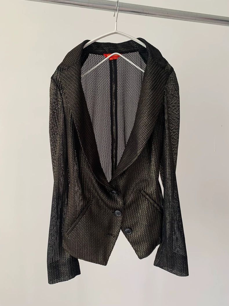 Vivienne Westwood Vivienne Westwood Gold wire woven collar suit Size XS / US 0-2 / IT 36-38 - 3 Thumbnail