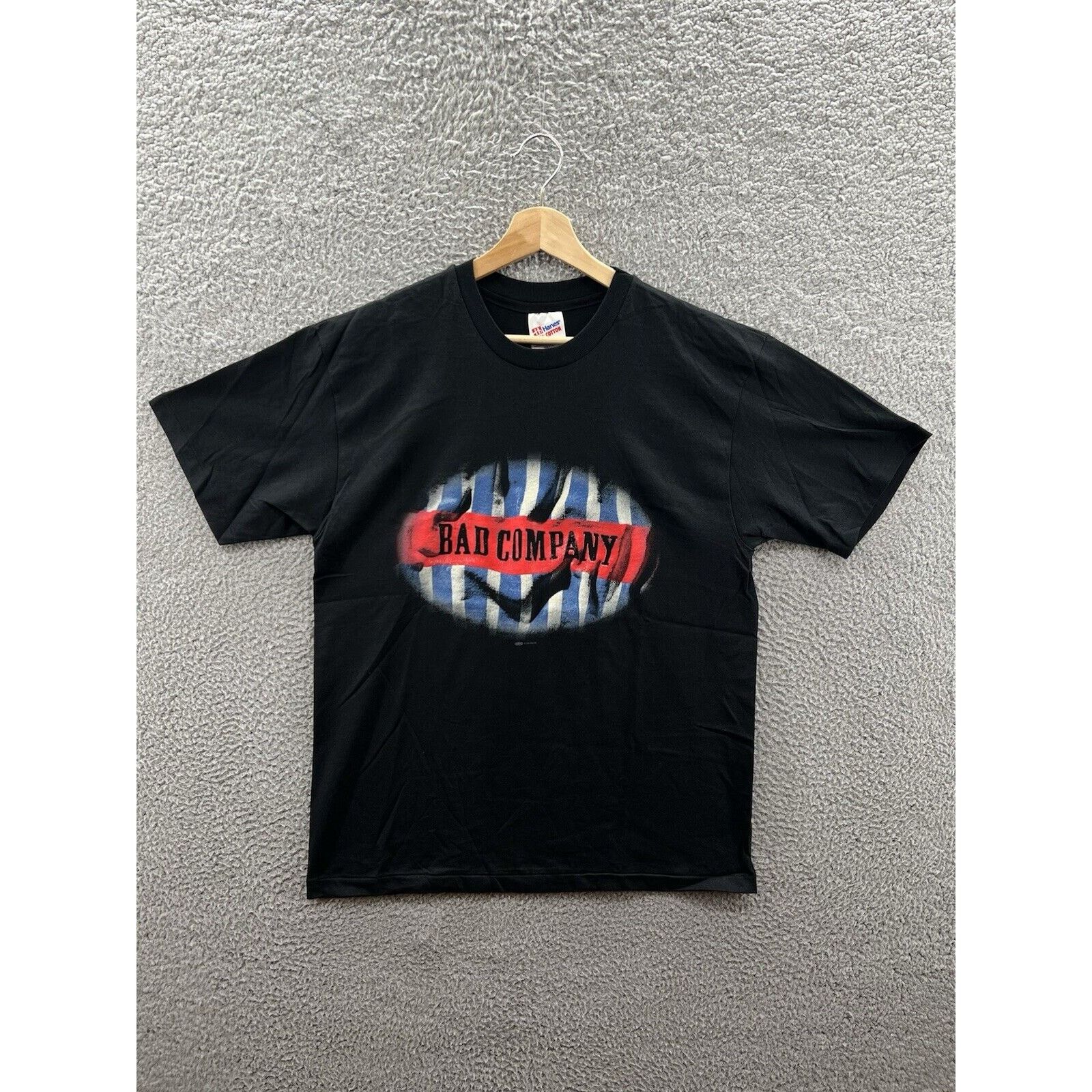 Hanes Hanes Bad Company Company Of Strangers World Tour 1995 Tee Size US L / EU 52-54 / 3 - 1 Thumbnail