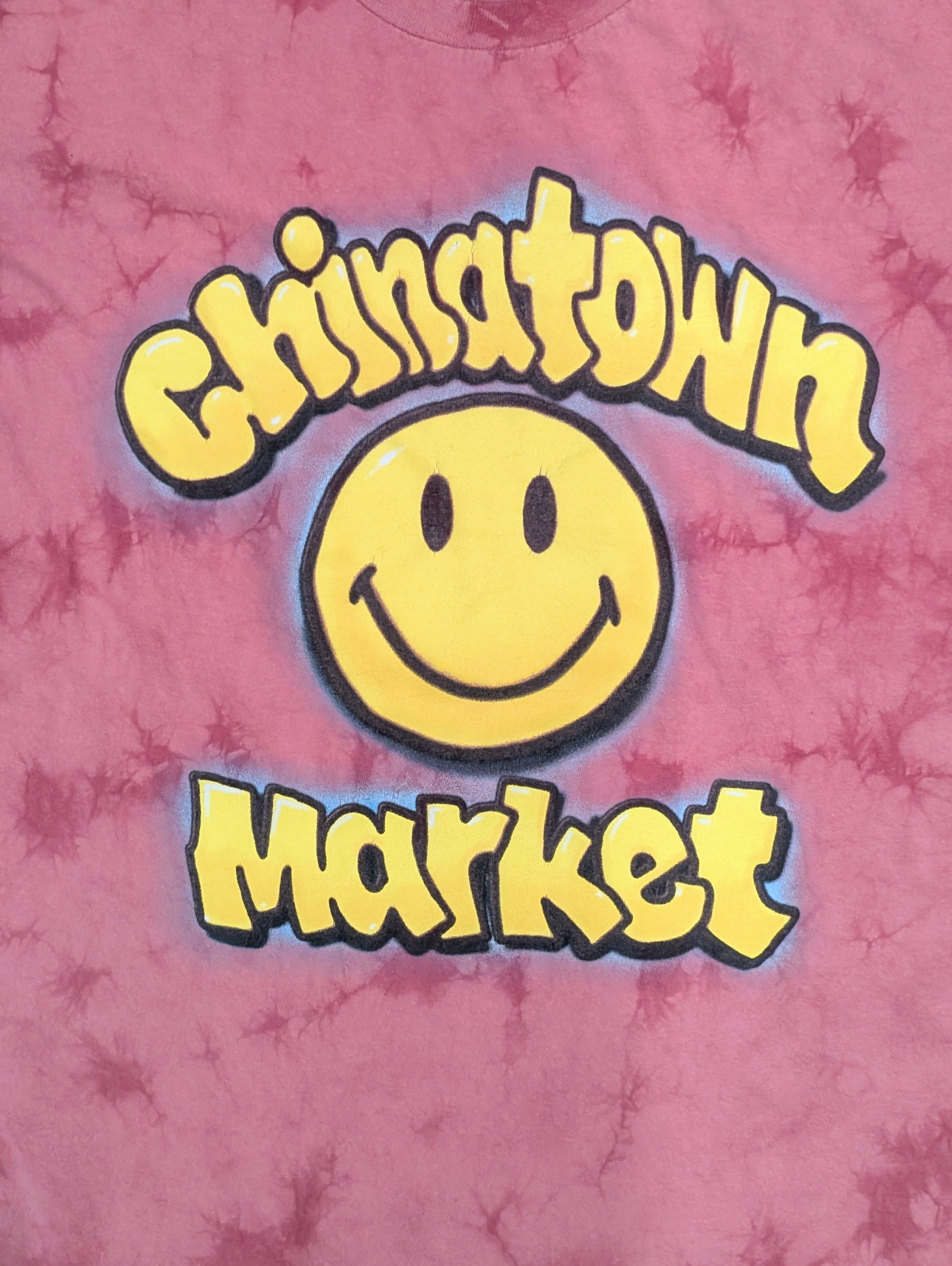 Market Chinatown Market tie-dye smiley t-shirt - SIZE L Size US L / EU 52-54 / 3 - 2 Thumbnail