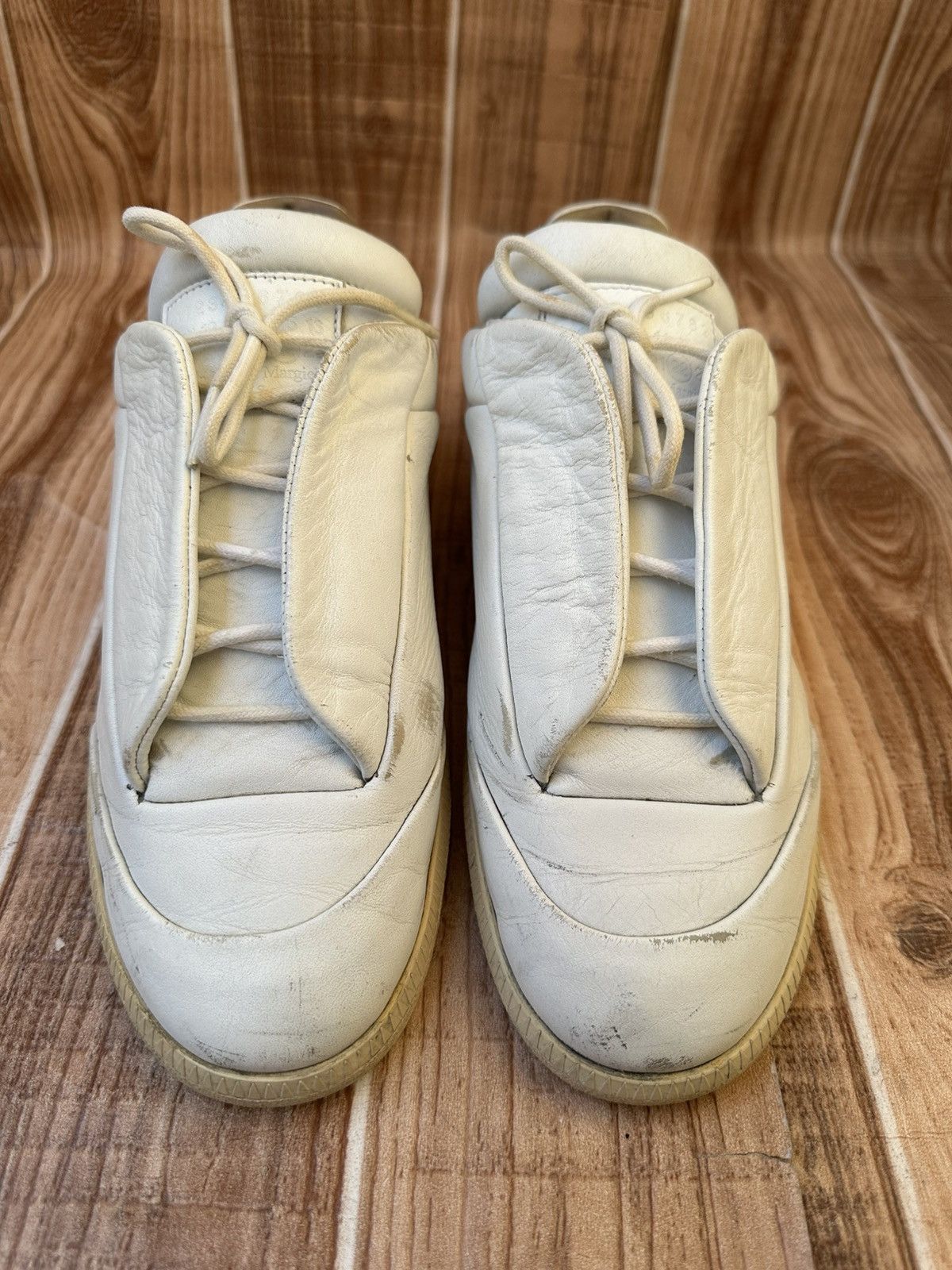 Maison Margiela Maison Margiela Futures White Leather Lowtops Size US 9 / EU 42 - 5 Thumbnail