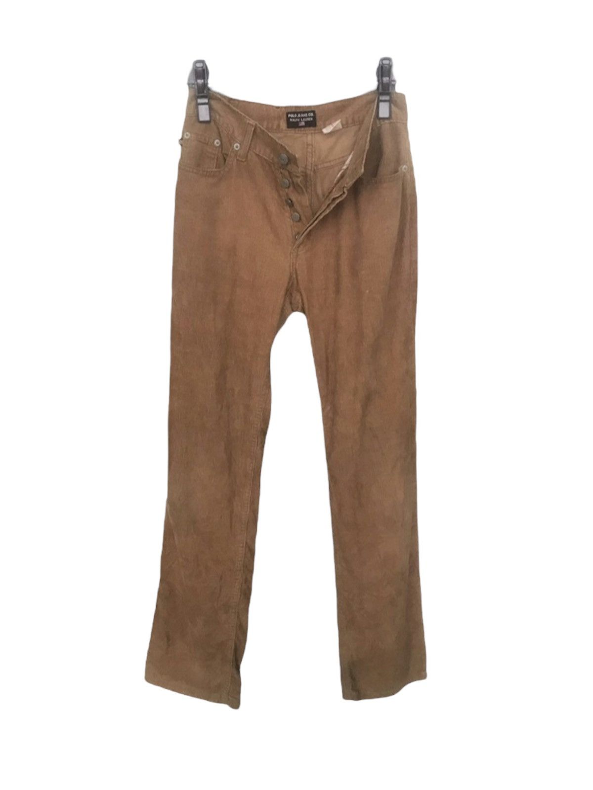 Polo Ralph Lauren Vintage 90s Ralph Lauren Button Fly Corduroy Pants Size US 28 / EU 44 - 2 Thumbnail