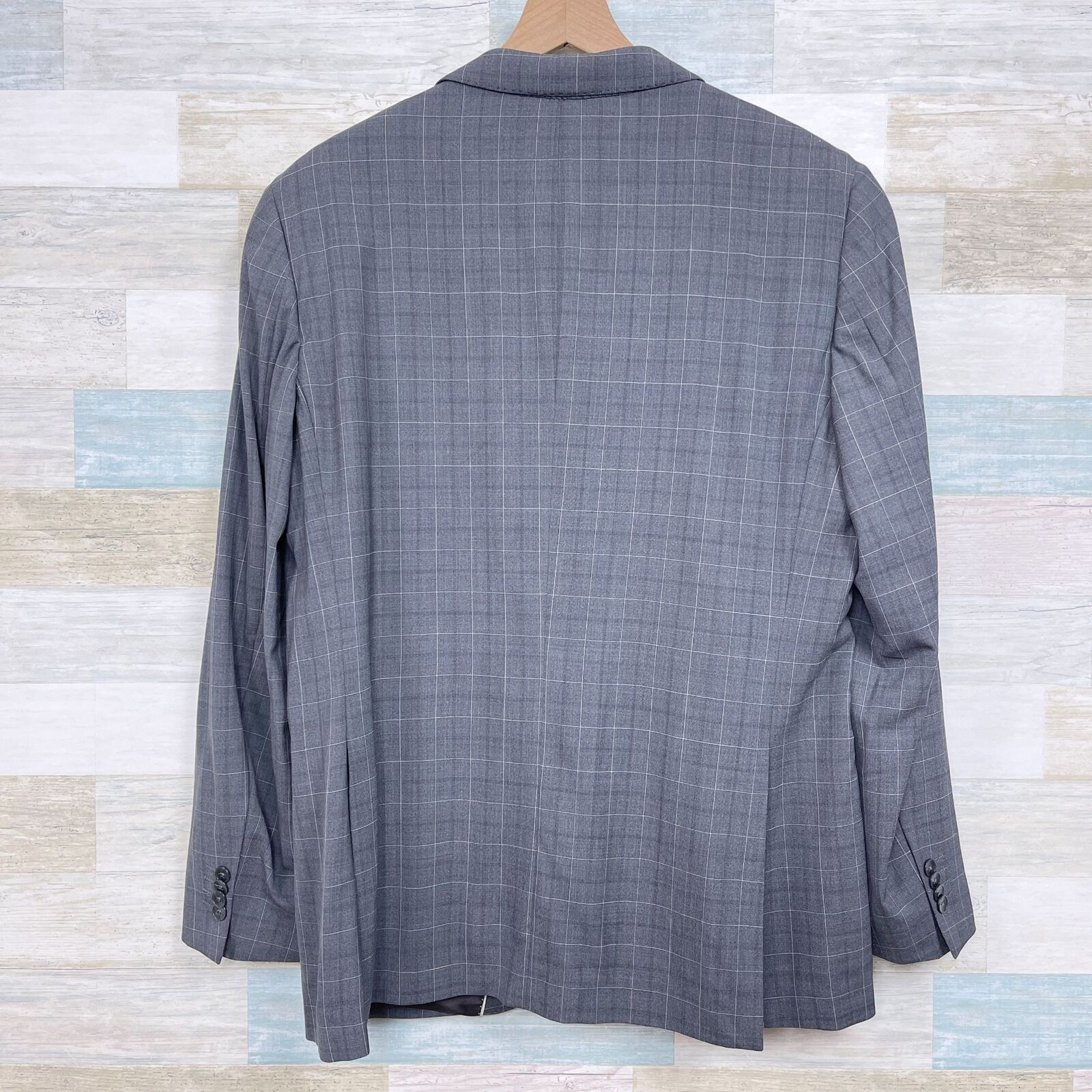 Luigi Bianchi Luigi Bianchi Mantova Ermenegildo Zegna Sport Coat Gray 46R Size 46R - 5 Thumbnail