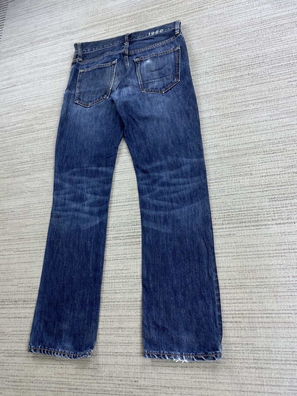 Gap × Japanese Brand × Vintage Vintage Gap 1969 Slim Fit Straight Denim Pants Size US 30 / EU 46 - 6 Thumbnail