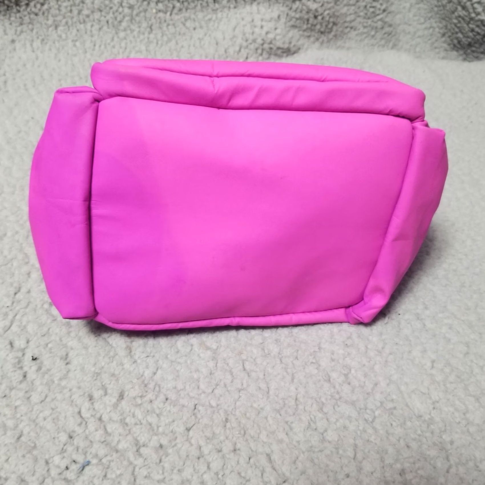 Versace Versace Parfums Fuchsia Purple Nylon Mini Tote Handbag Drawstring Cosmetic Pouch Women Tote Small Purple Size ONE SIZE - 2 Thumbnail