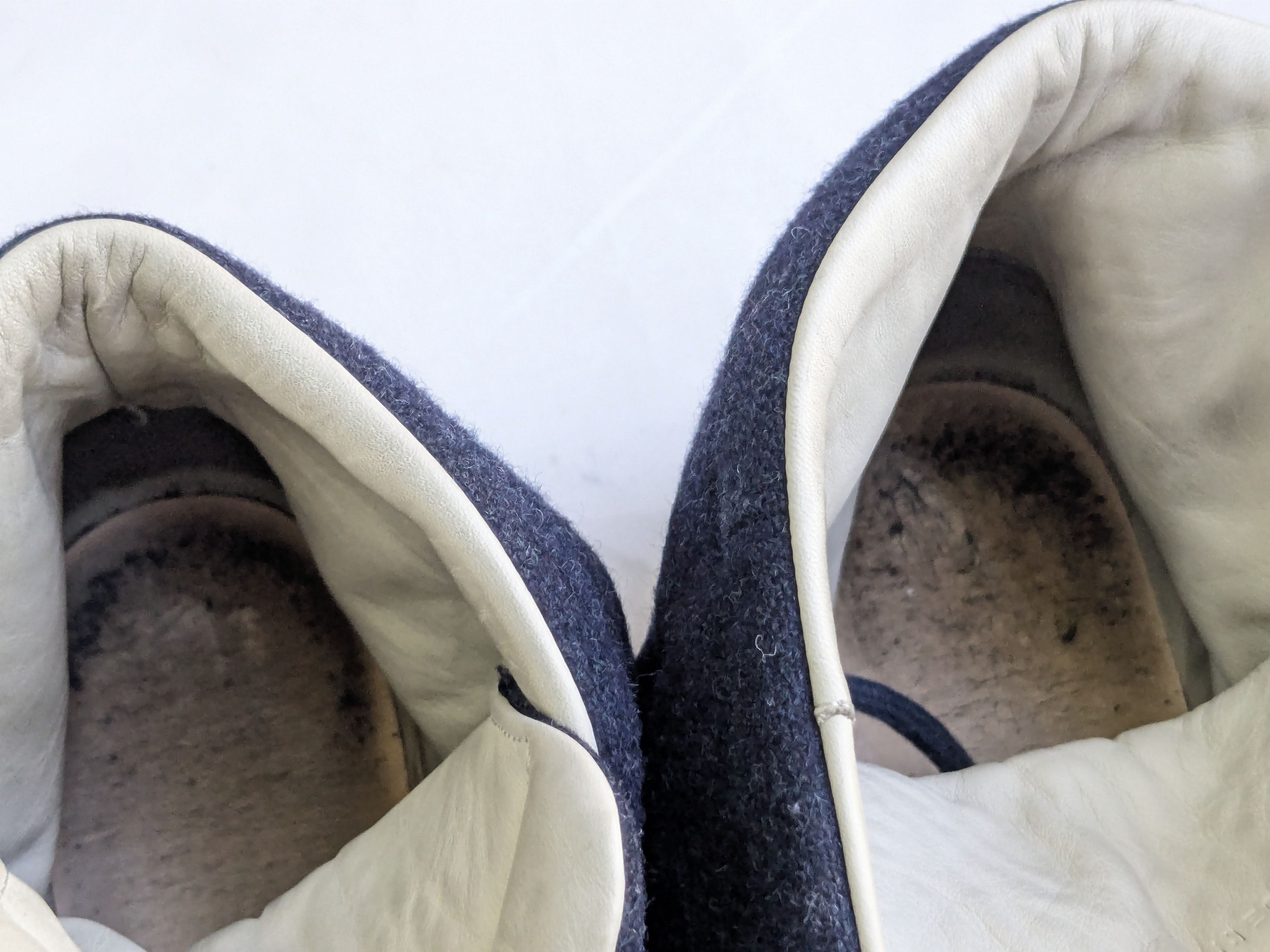 Maison Margiela Future Navy Blue 8 41 Wool Leather