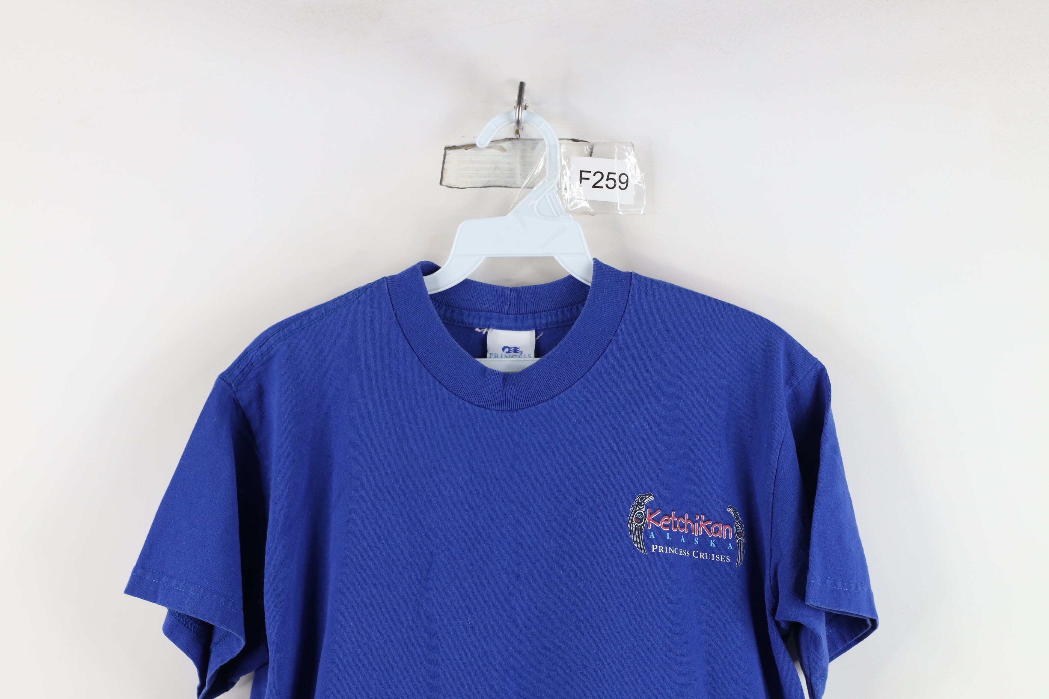 Vintage Vintage 90s Cruises Ketchikan Alaska T-Shirt Blue Cotton Size S / US 4 / IT 40 - 2 Thumbnail