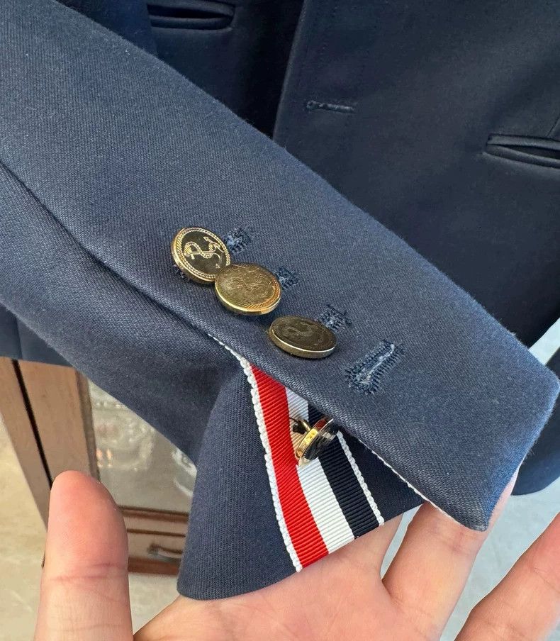 Thom Browne Thom Browne size2 Classic three-color lapel suit Size 38S - 6 Thumbnail