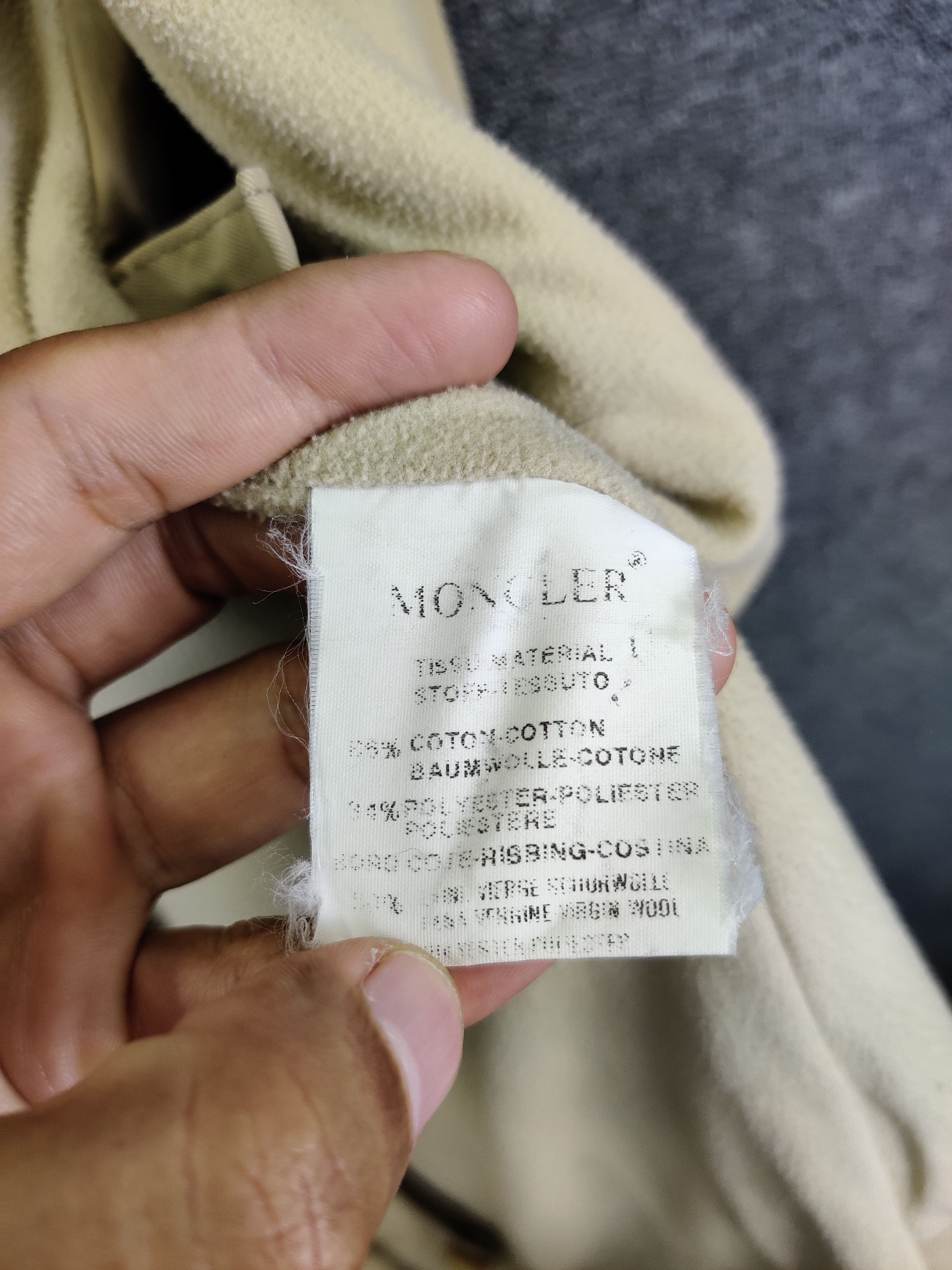 Moncler Vintage Moncler Coat Button Ups Jacket Size US M / EU 48-50 / 2 - 20 Thumbnail