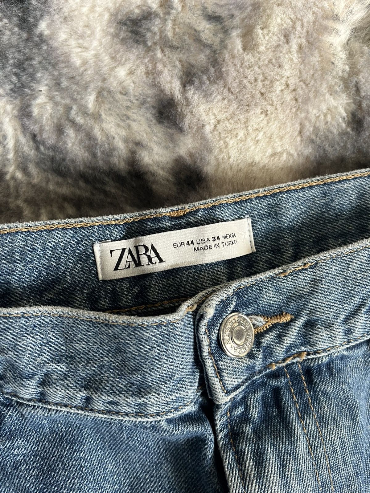 Zara Zara Denim Jeans Size US 34 / EU 50 - 3 Thumbnail