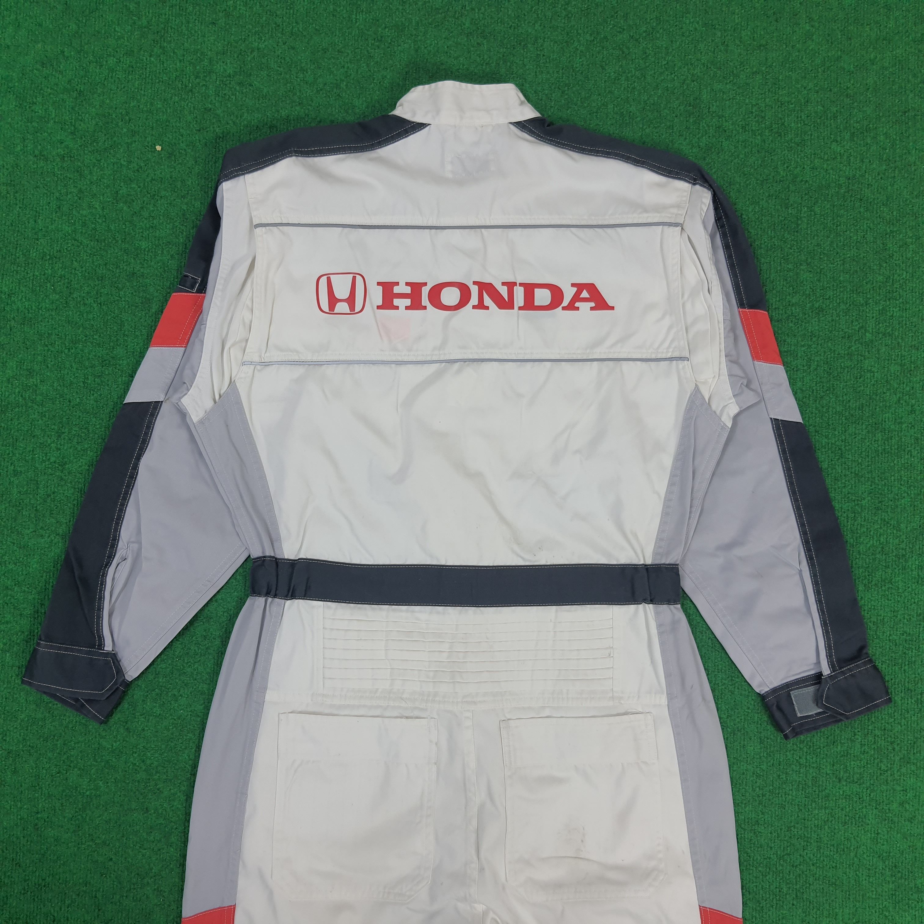 Japanese Brand × Vintage Vintage HONDA Japanese Brand Racing Motorsports Coverall Size US M / EU 48-50 / 2 - 1 Thumbnail
