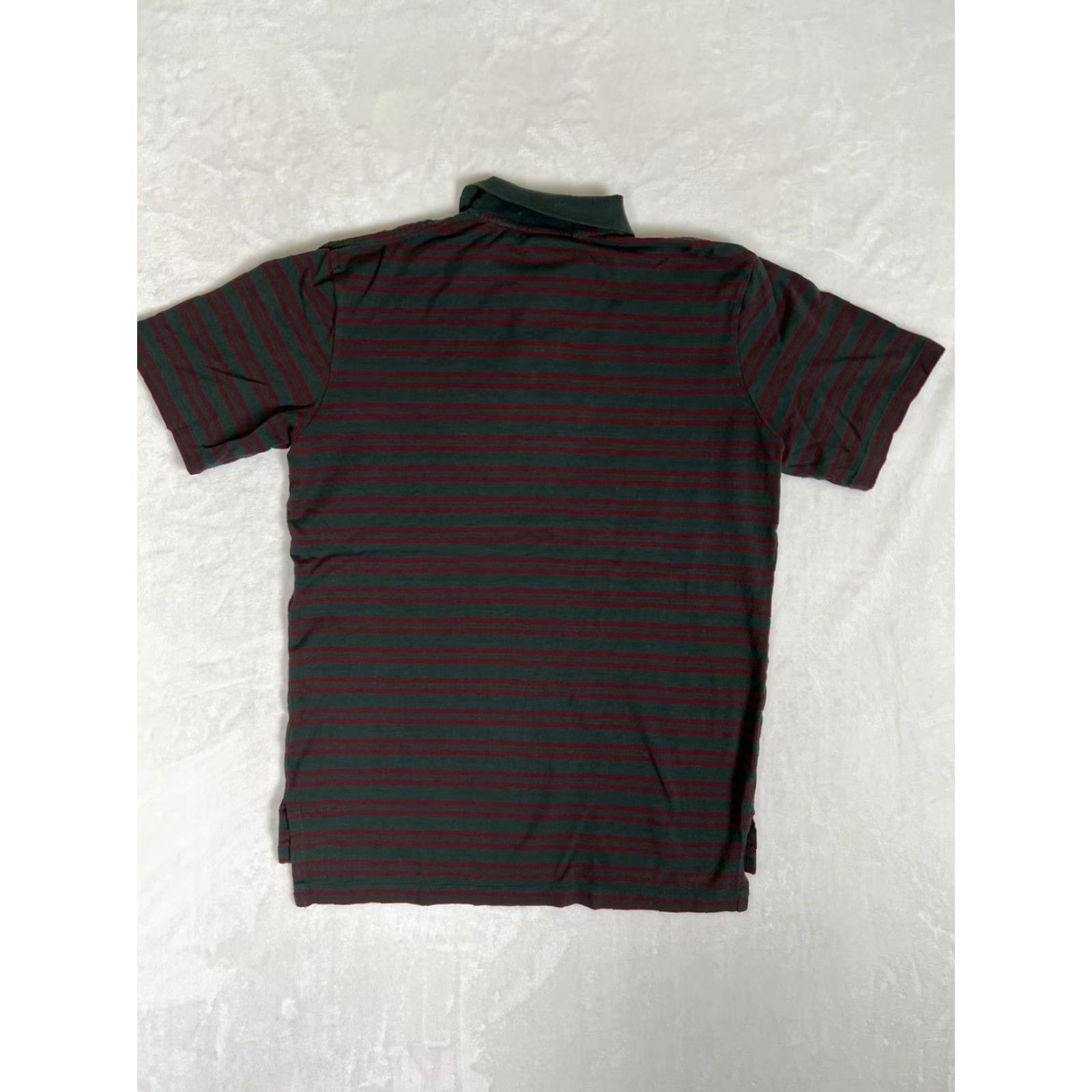 Ralph Lauren VINTAGE Ralph Lauren Polo Golf Shirt Striped Green Red Medium Men Polo Shirt Short Sleeve Collared 90s Preppy Golf Size US M / EU 48-50 / 2 - 5 Thumbnail