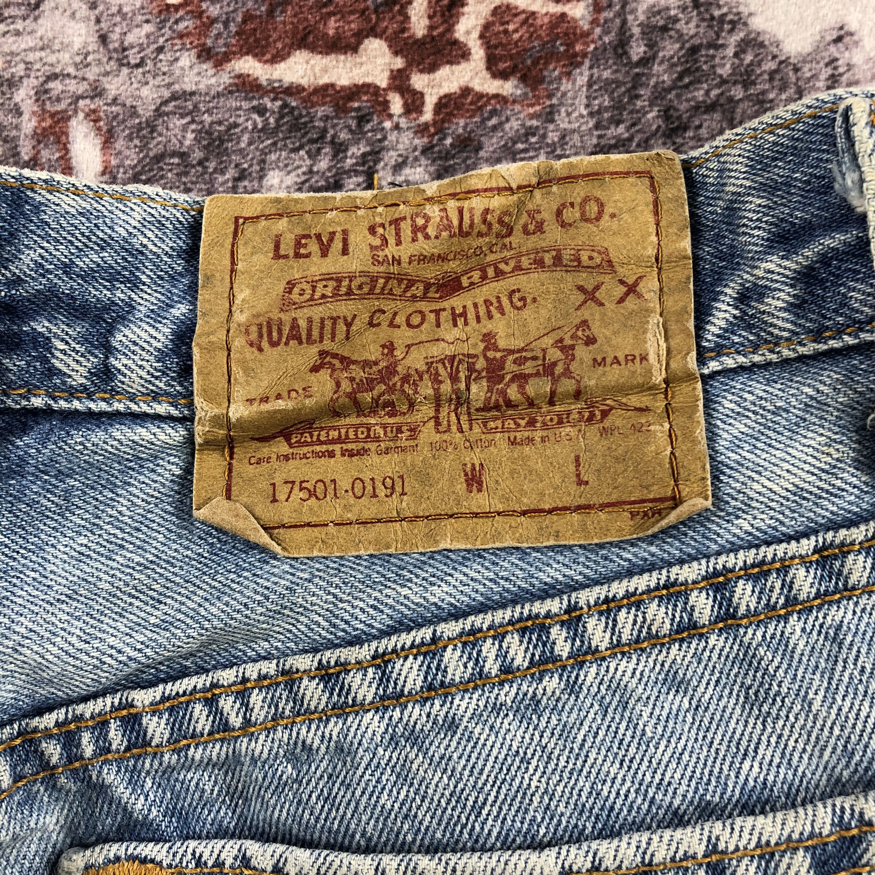 Levi's × Vintage Vintage Light Wash Distress Levis 501 Jeans-JM2234 Size US 30 / EU 46 - 9 Thumbnail