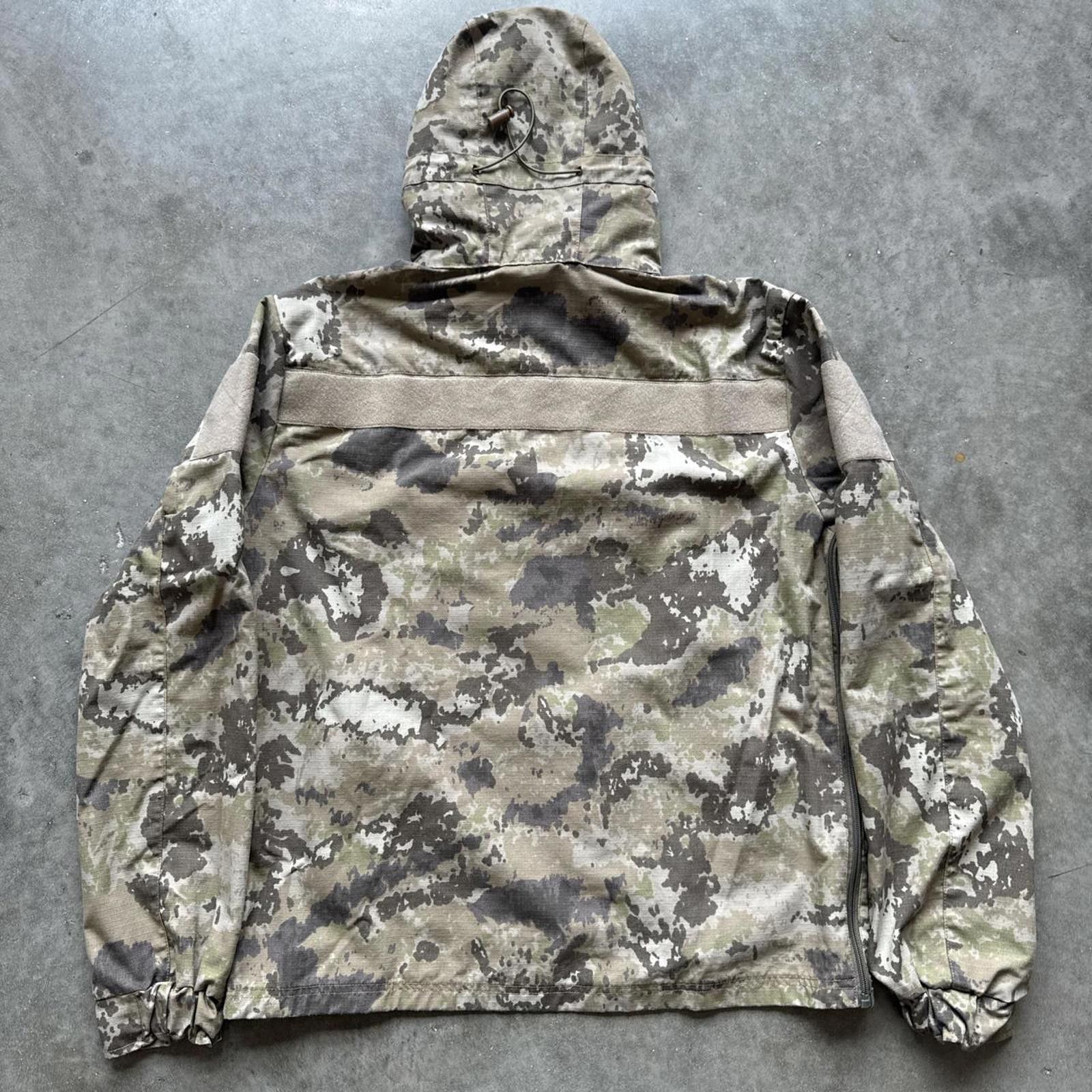 Other Camo Tactical Windbreaker Jacket With Hood, Zipper & Velcro Size US XXL / EU 58 / 5 - 2 Thumbnail