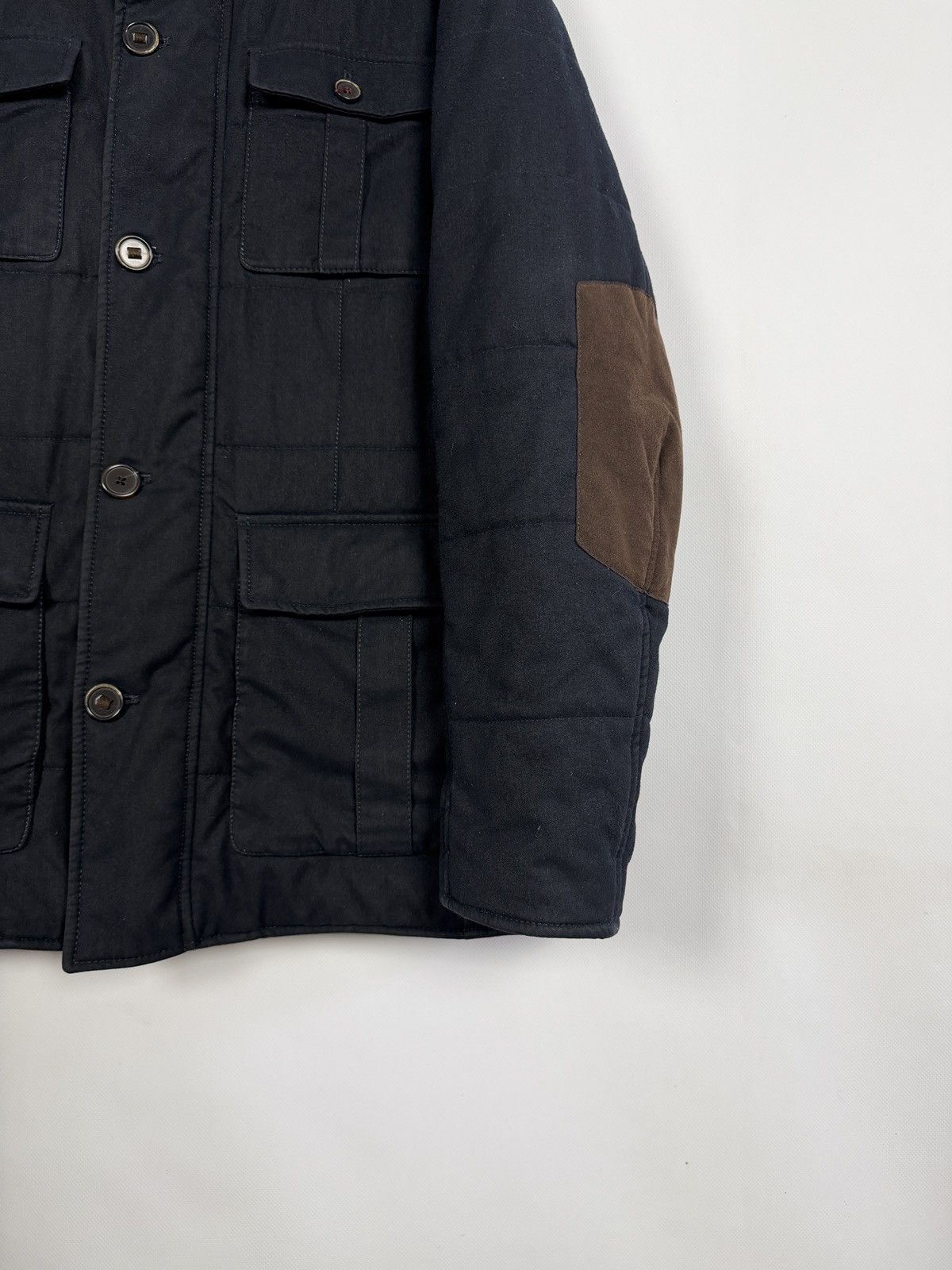 Gimo's Gimo’s Jacket Quilted Winter Coat Elbow Patch Italy Size 56 Size US XL / EU 56 / 4 - 5 Thumbnail