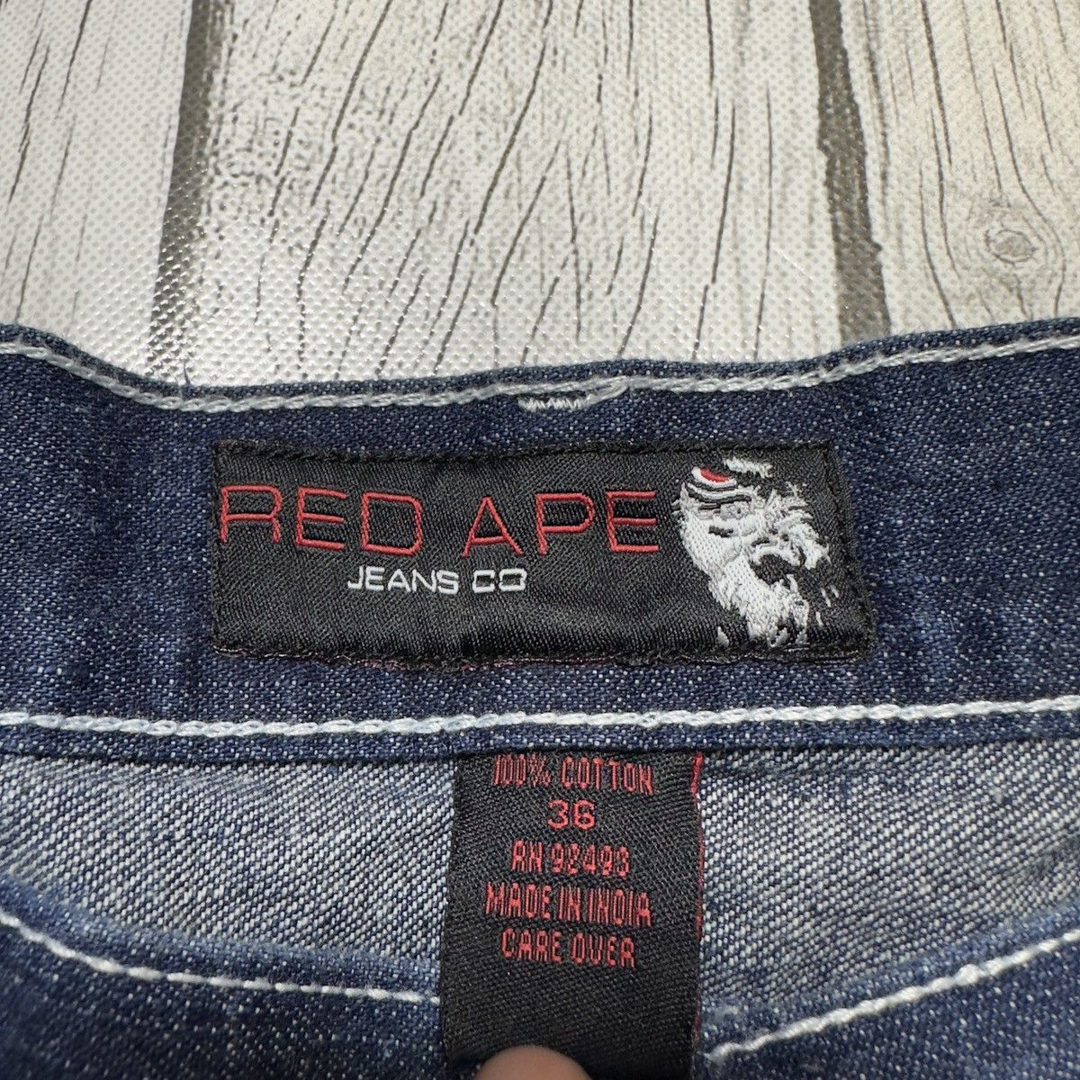 Vintage Vintage Red Ape jean shorts Size US 36 / EU 52 - 4 Thumbnail