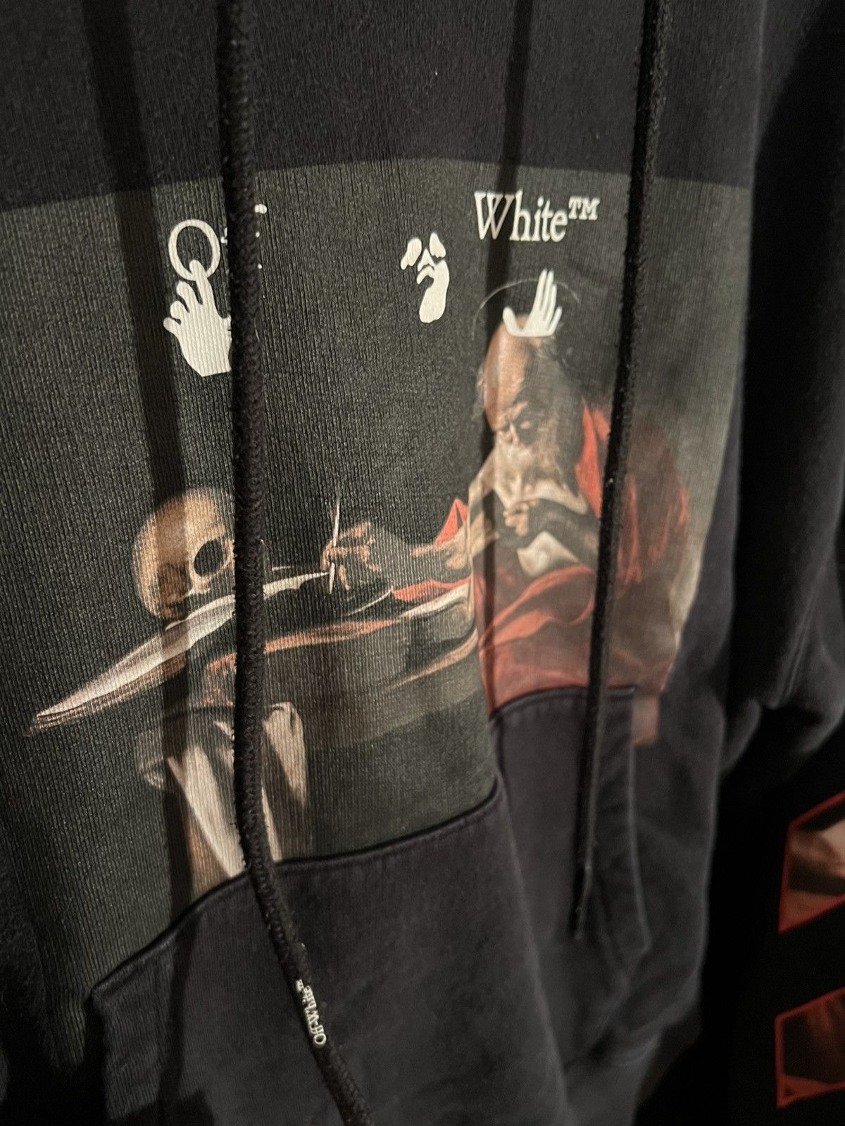 Off-White OFF-WHITE Caravaggio Diag Sleeve Hoodie Size US XS / EU 42 / 0 - 3 Thumbnail