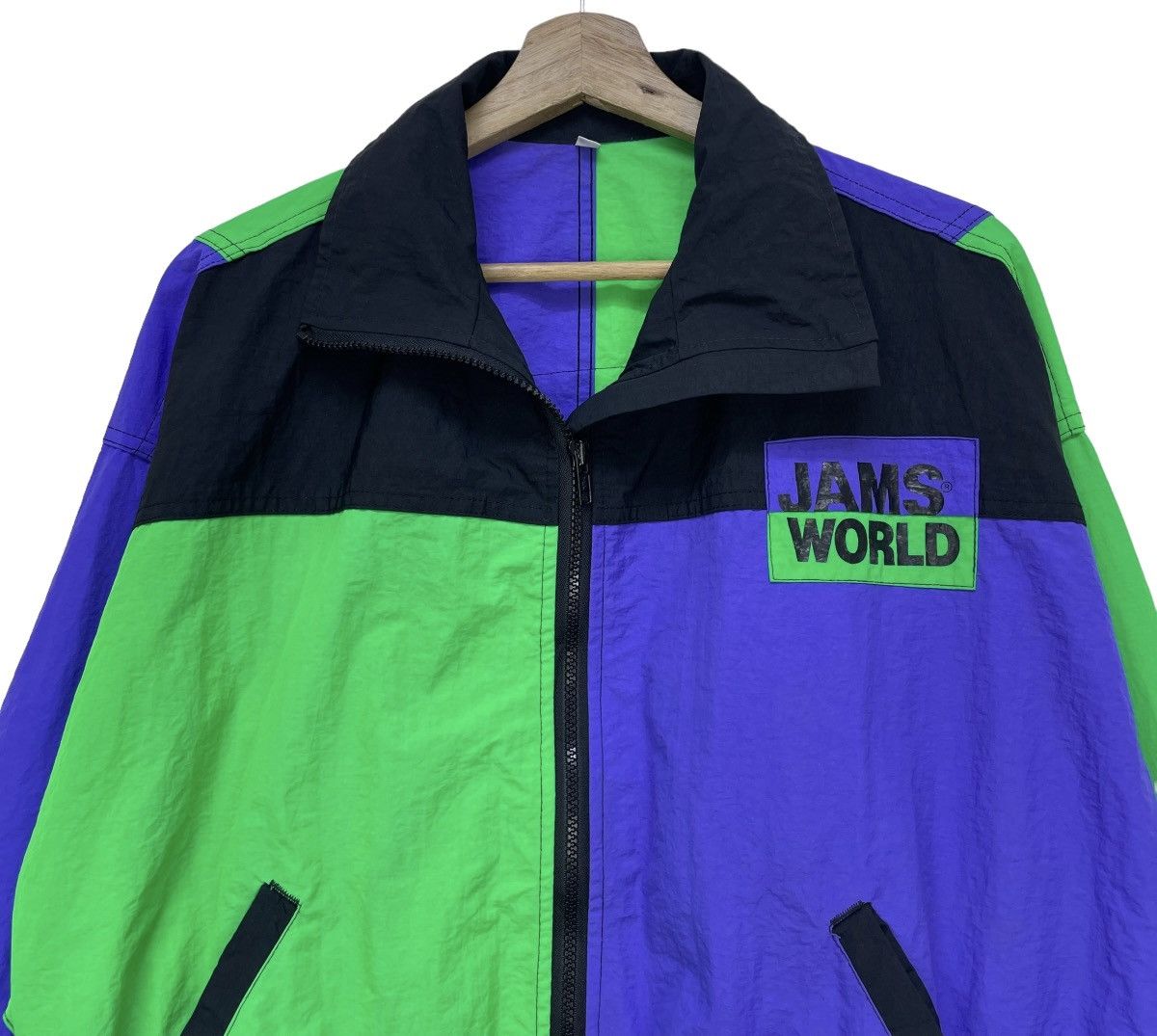 Jams World 🔥Vintage Jams World Made In Usa Colour Block Jacket Size US M / EU 48-50 / 2 - 3 Thumbnail