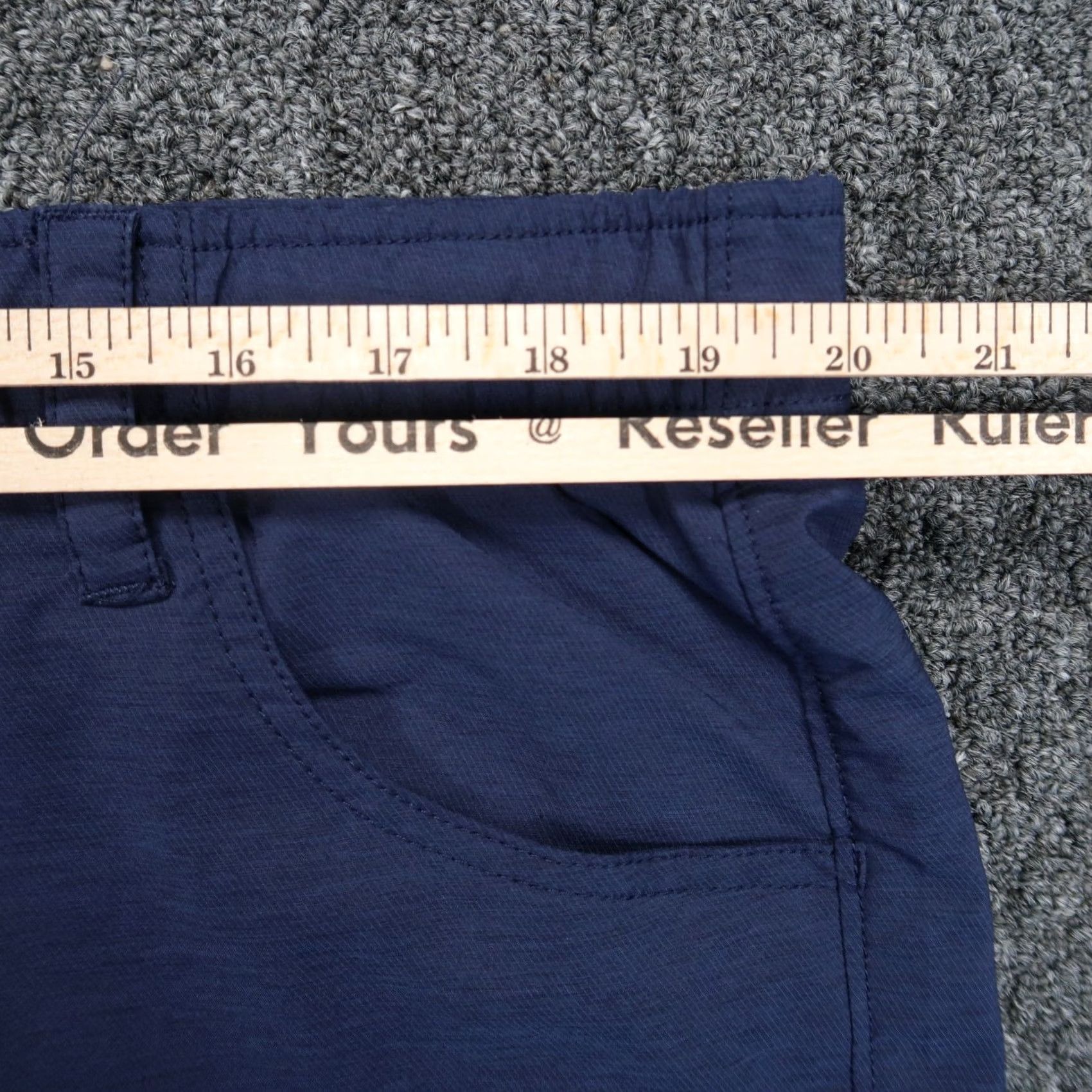 Vintage William Murray Shorts Mens 40 Blue Performance Classic Club Straight Fit Golf Shirt? Size US 40 / EU 56 - 6 Thumbnail