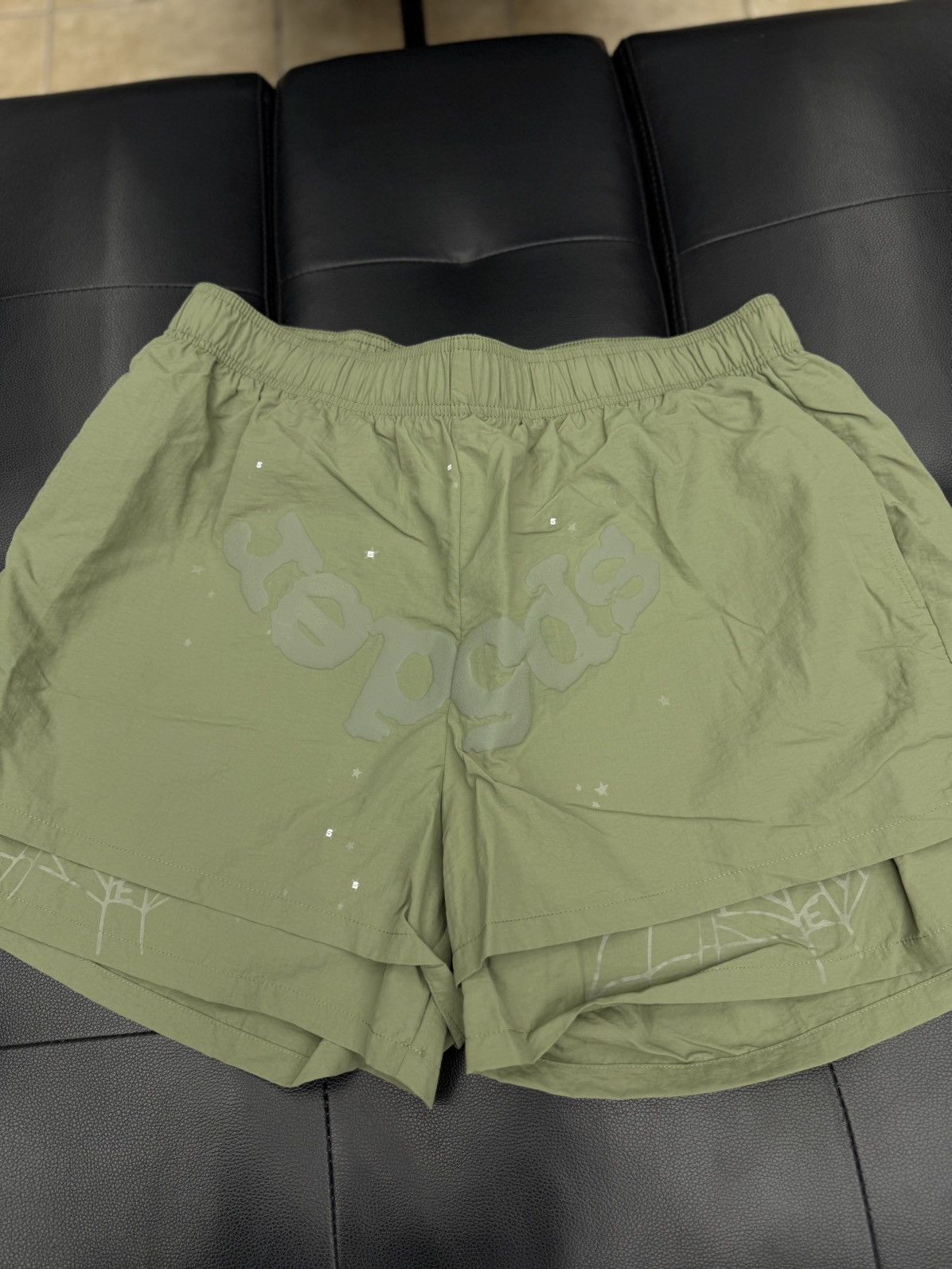Sp5der Sp5der Double Layer WEB Shorts Size XL (NEW) Green Size US 34 / EU 50 - 3 Thumbnail