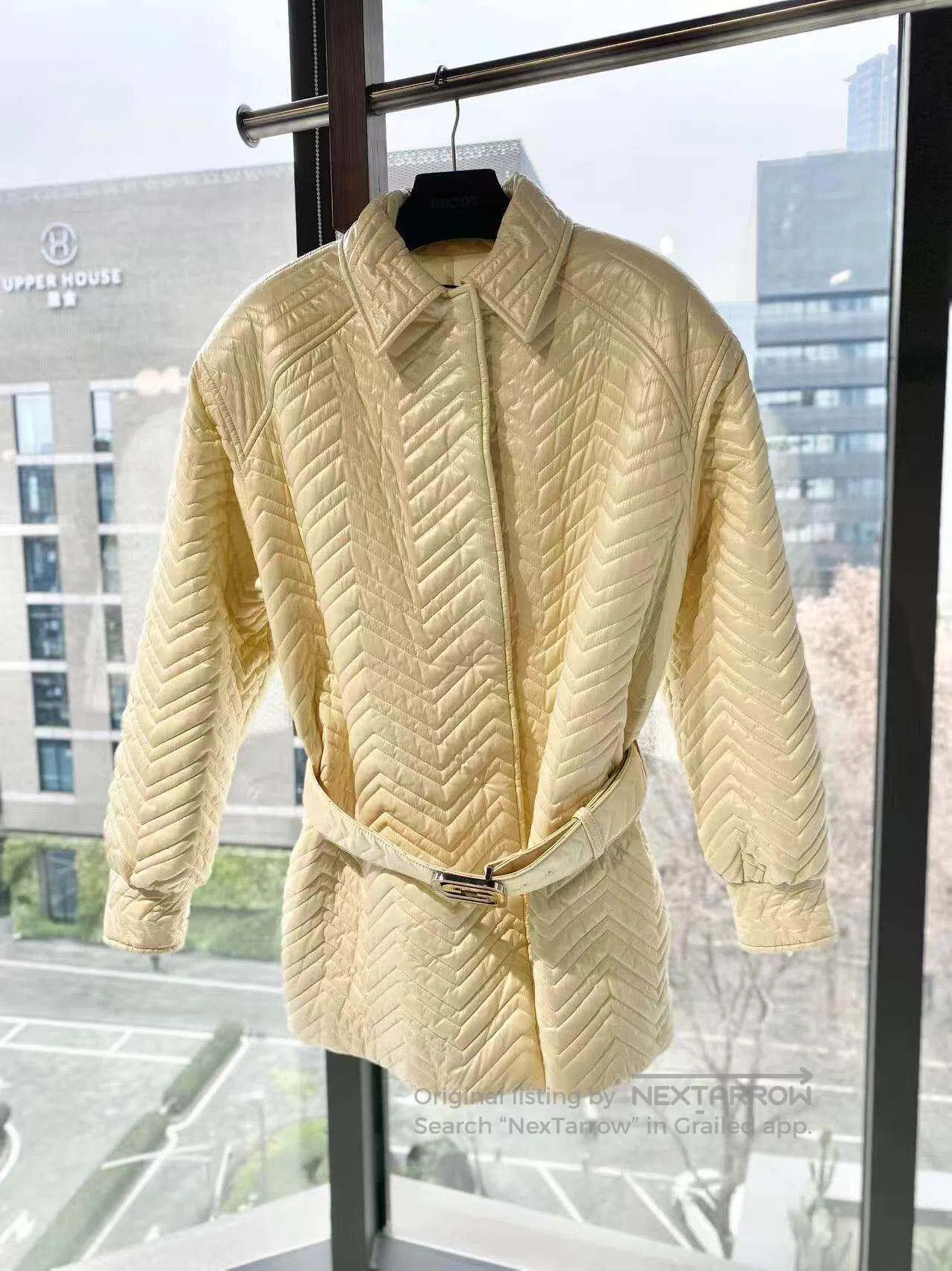Gucci Guicci Double G belt quilted cotton jacket| Size M / US 6-8 / IT 42-44 - 2 Thumbnail