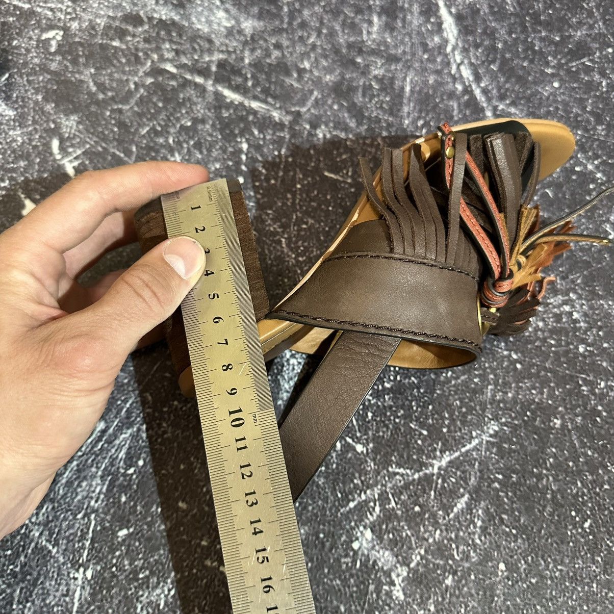 See by Chloe See By Chloe Leather Sandals Featuring Front Tassel charm37 Size US 7 / IT 37 - 17 Thumbnail
