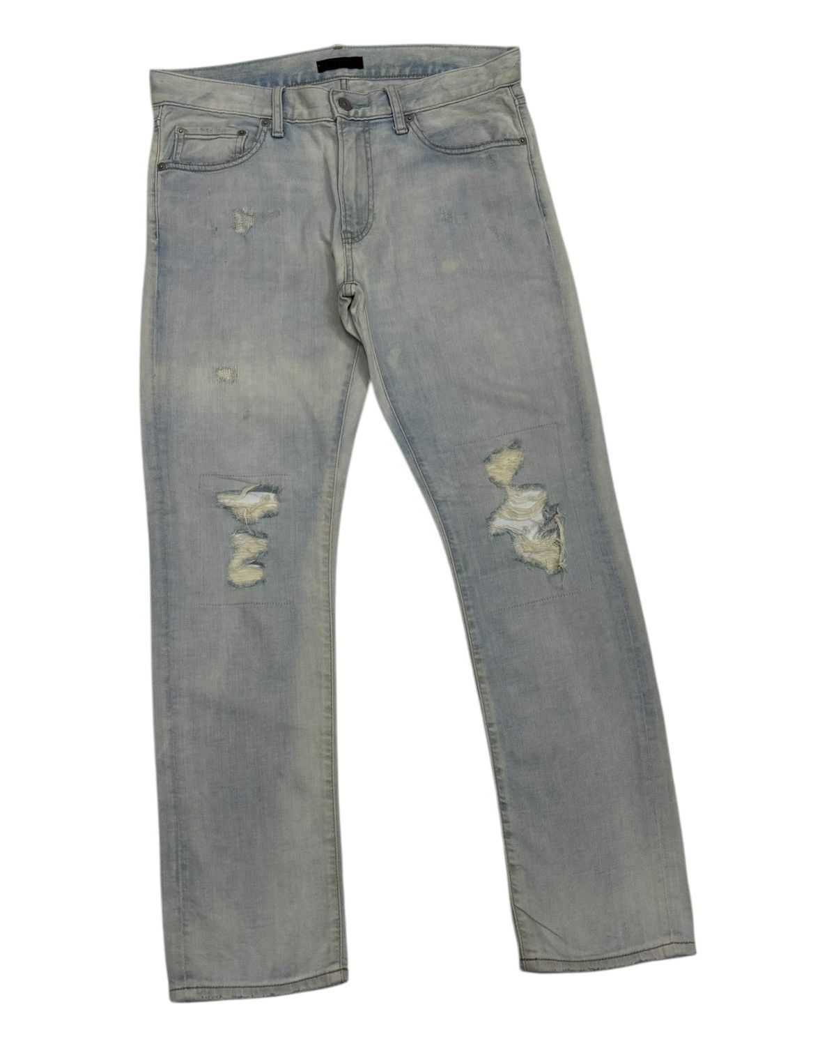 Jean × Undercover × Uniqlo Vintage Uniqlo Japan Distressed Denim Jeans Size US 34 / EU 50 - 3 Thumbnail
