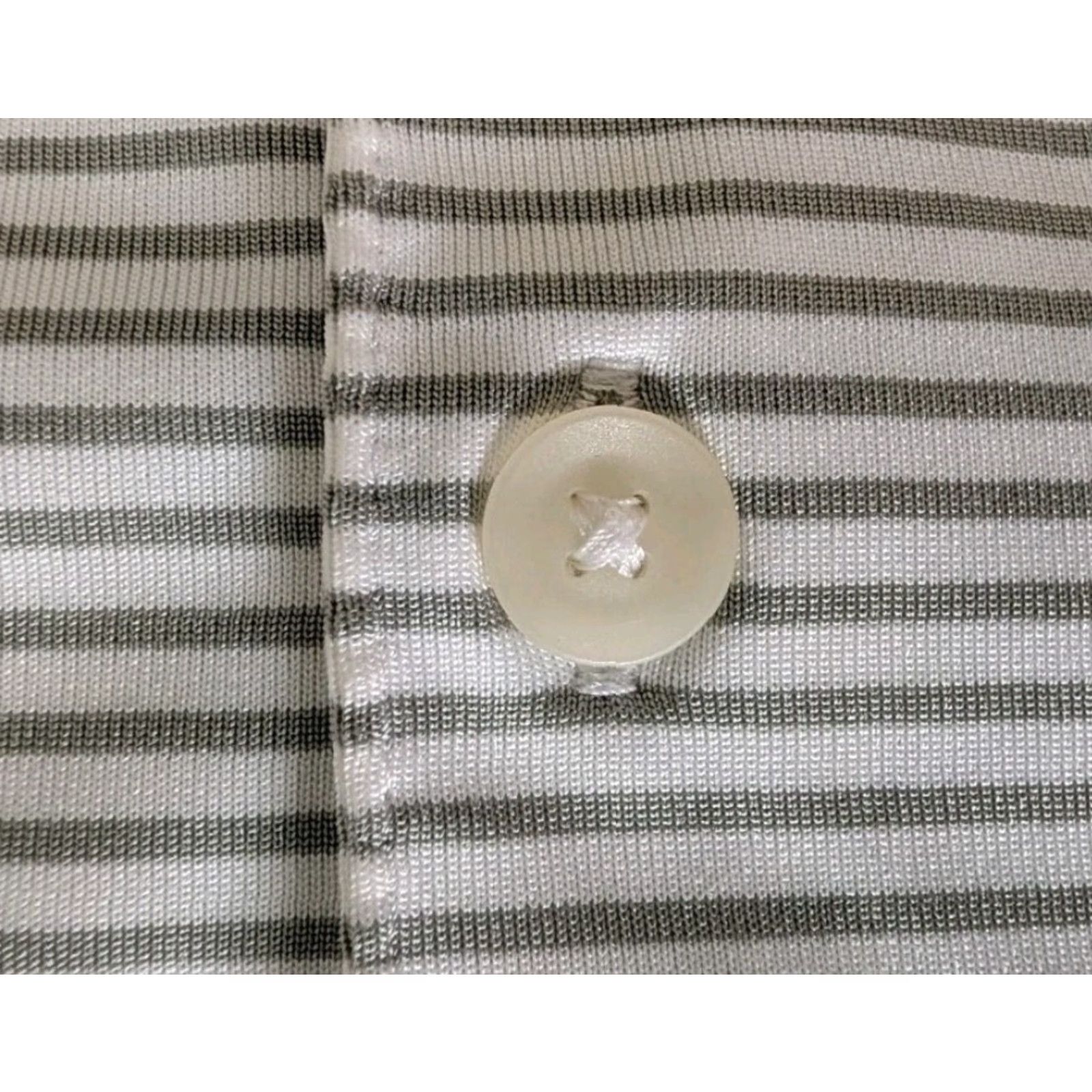 Nike Nike Golf Polo Shirt Mens XL Gray Striped Dri-FIT Standard Fit Performance Top Size US XL / EU 56 / 4 - 5 Thumbnail