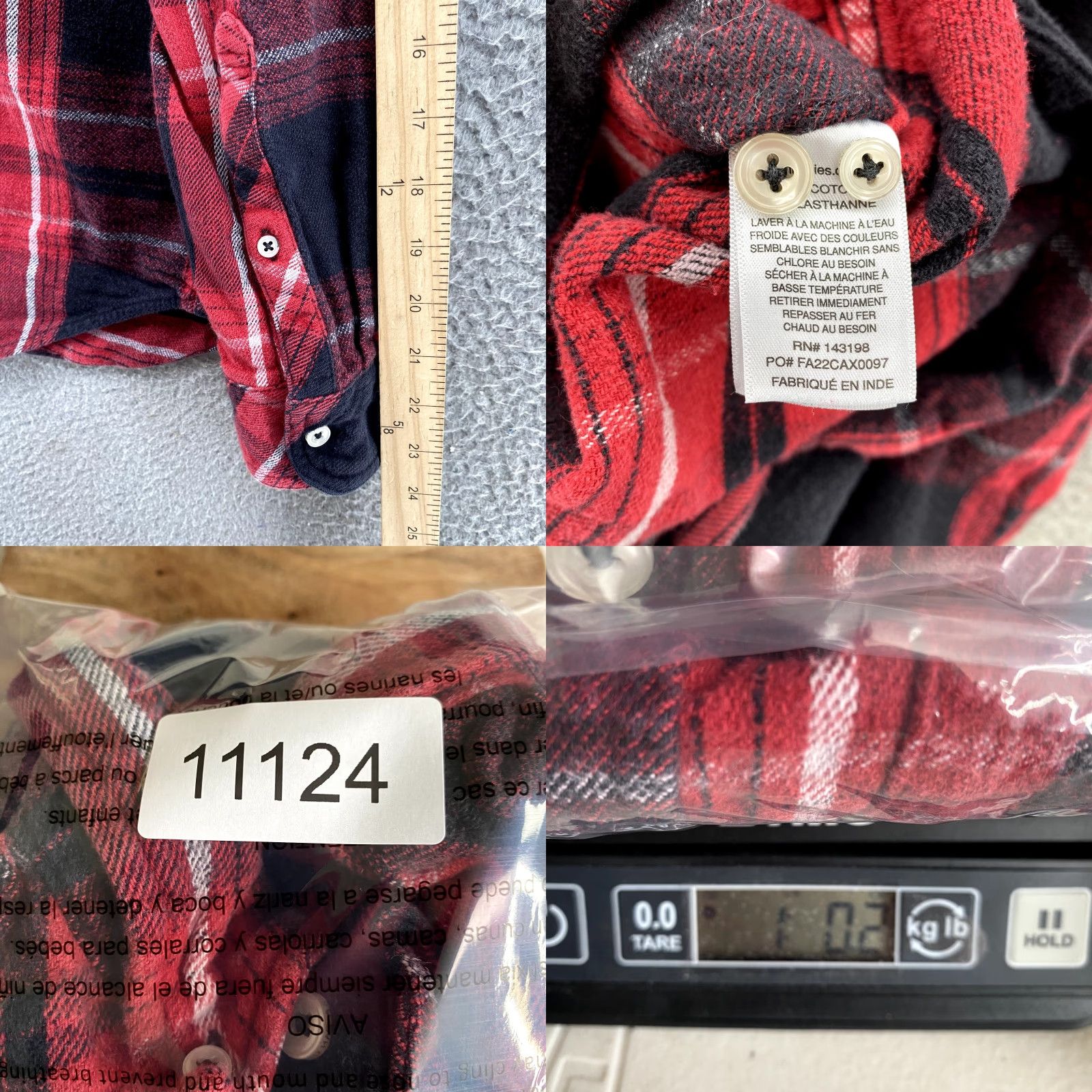 Chubbies Chubbies Flannel Shirt Men Small Red Black Plaid Gorpcore Cabin Workwear Outdoor Shirt Mens Size US S / EU 44-46 / 1 - 8 Thumbnail