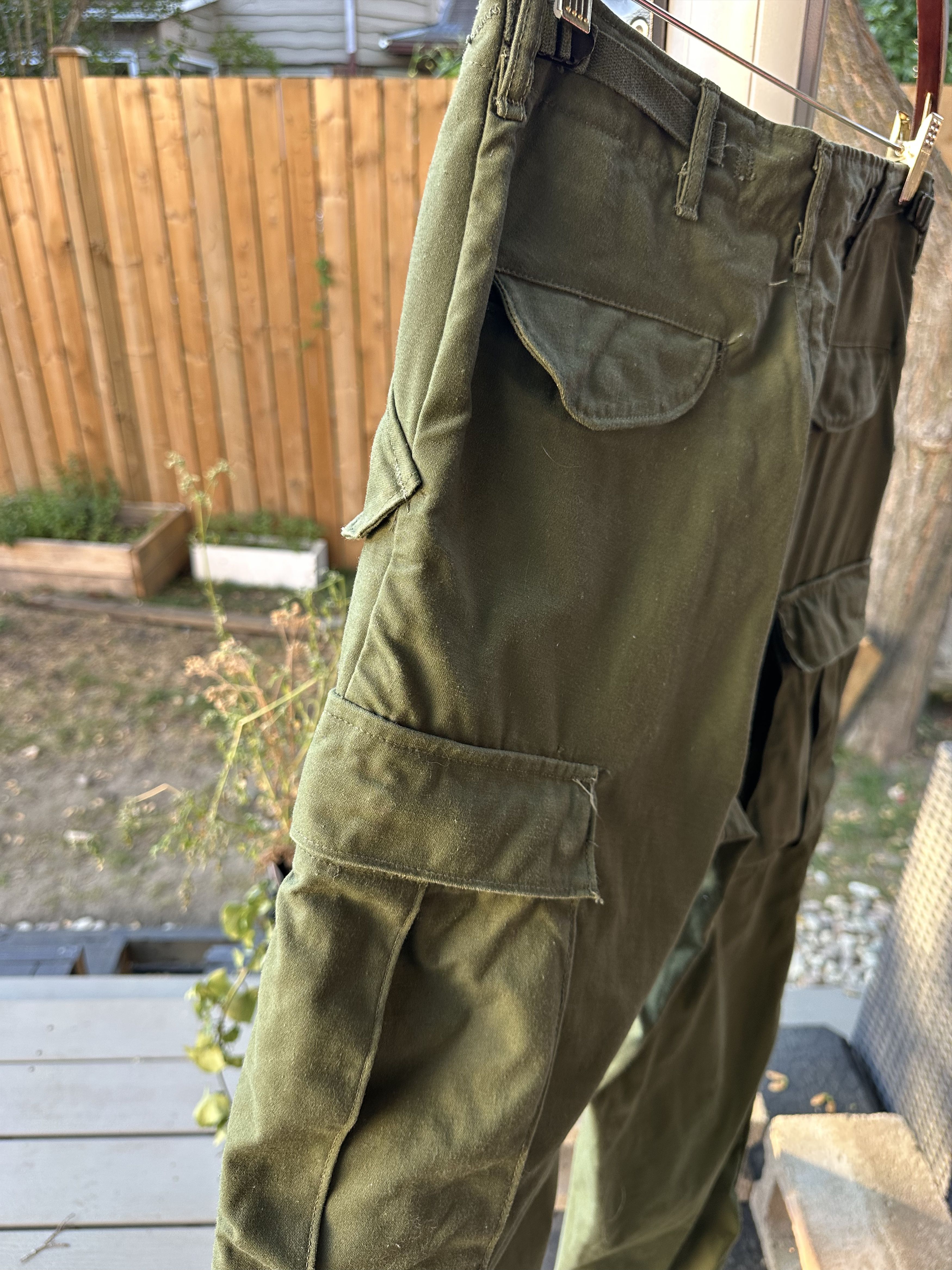 Vintage 1972 Vietnam War US Army M65 Cold Weather Trousers Size US 31 - 3 Thumbnail