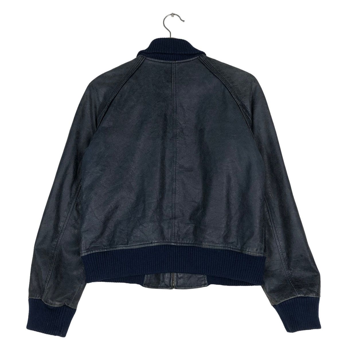 Japanese Brand 🔥BIKER LEATHER JACKET JAPAN MADE INSPIRE ISSEY MIYAKE Size US XS / EU 42 / 0 - 8 Thumbnail