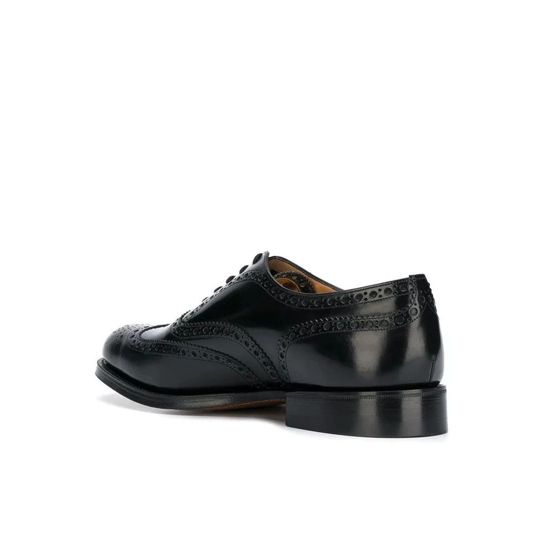 Church's Burwood Black Brogue Oxford Shoes New (Men's size:1