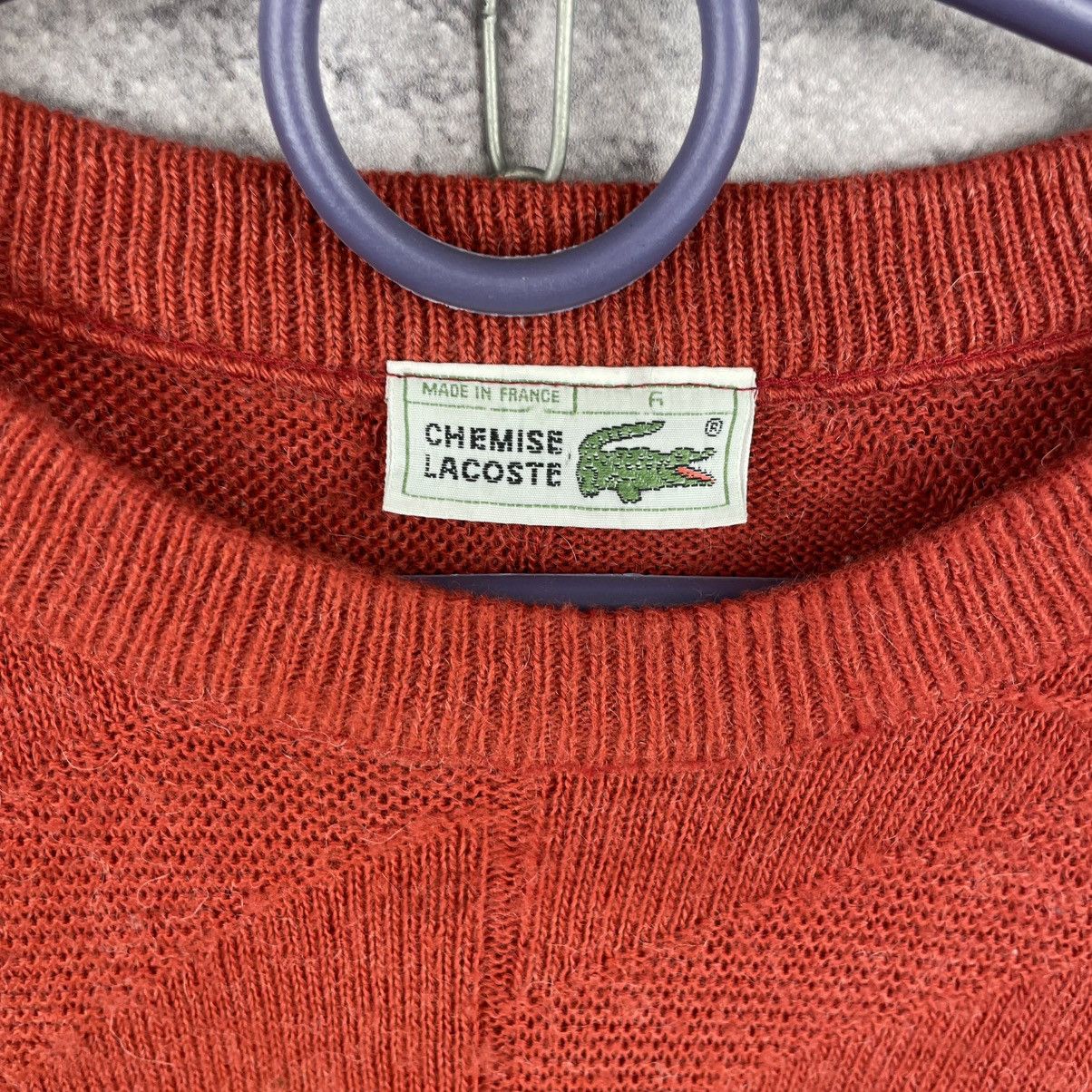 Lacoste Vintage Chemise Lacoste Wool Knit Sweater Size US XL / EU 56 / 4 - 2 Thumbnail