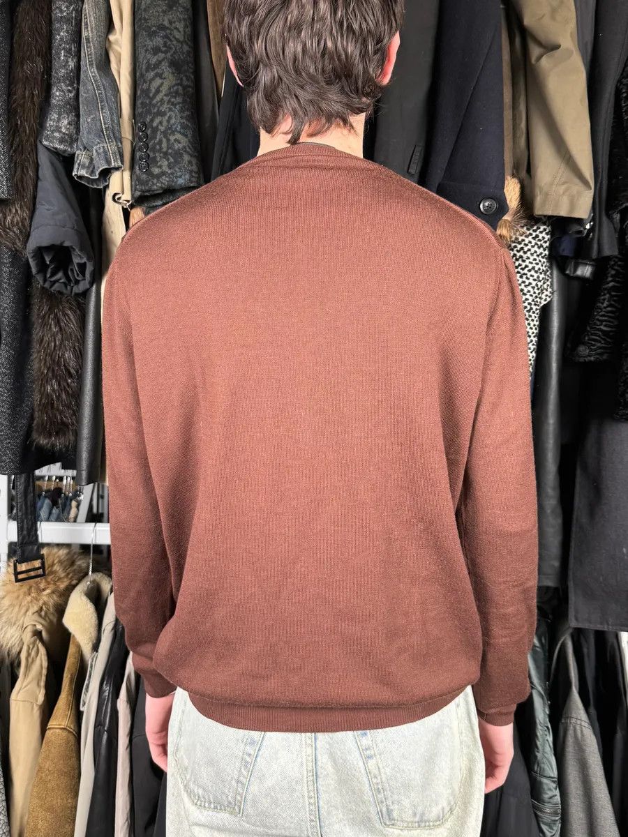 Prada 2000s Prada Brown Minimalist Sweater Size US M / EU 48-50 / 2 - 3 Thumbnail