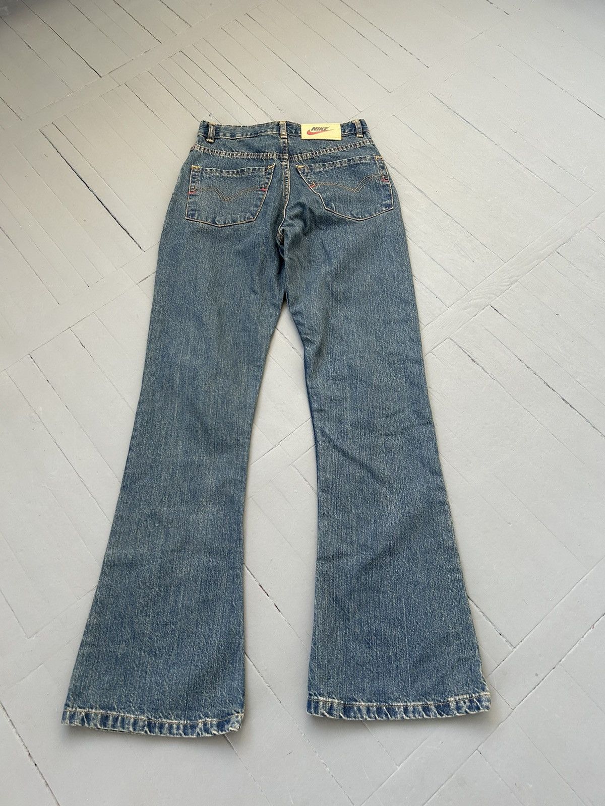 Nike Nike distressed flared jeans denim pants Size 25" / US 0 / IT 36 - 3 Thumbnail