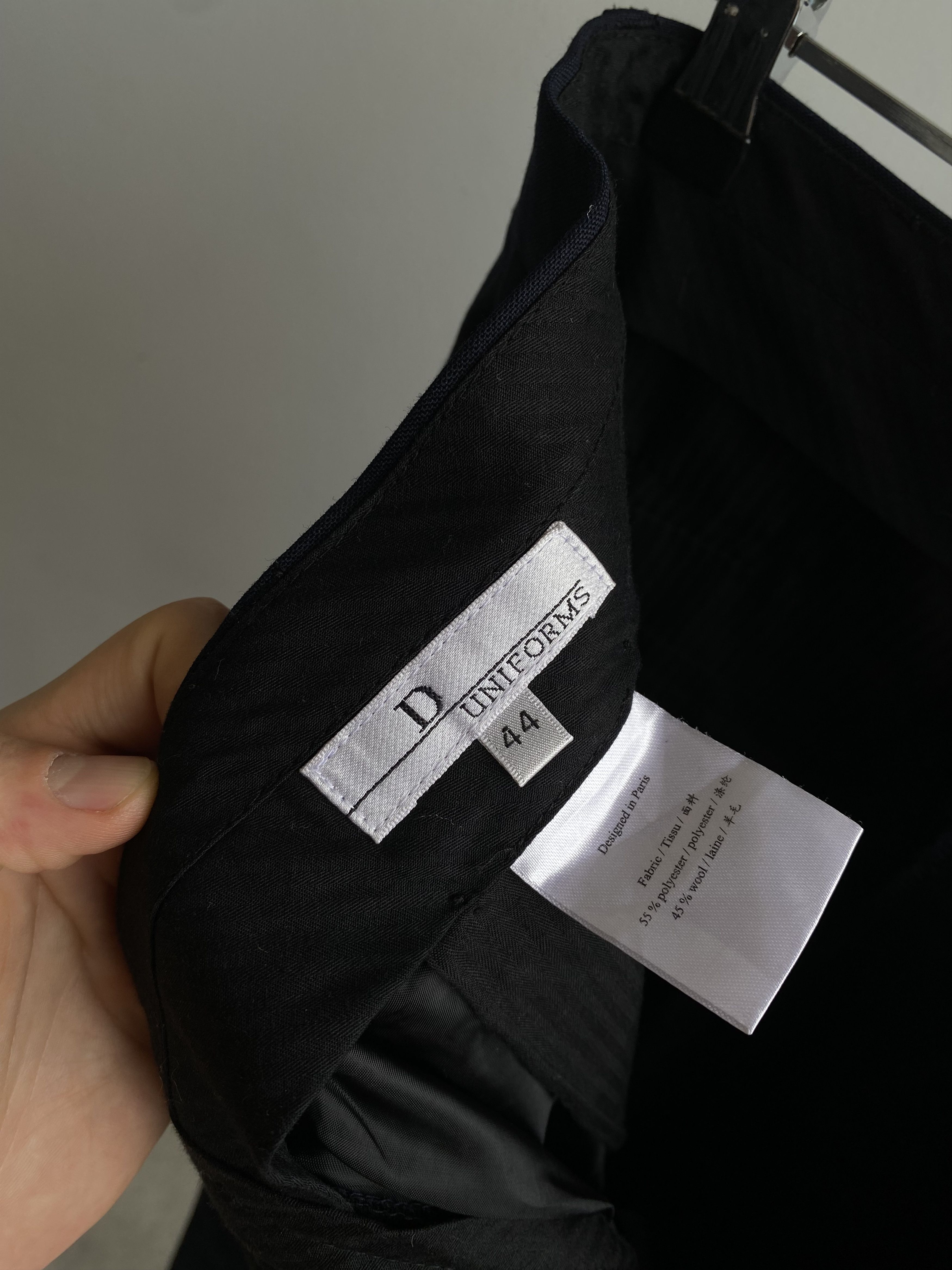 Dior DIOR Uniform Tailored Wool Classic Trousers Size 44S - 7 Thumbnail
