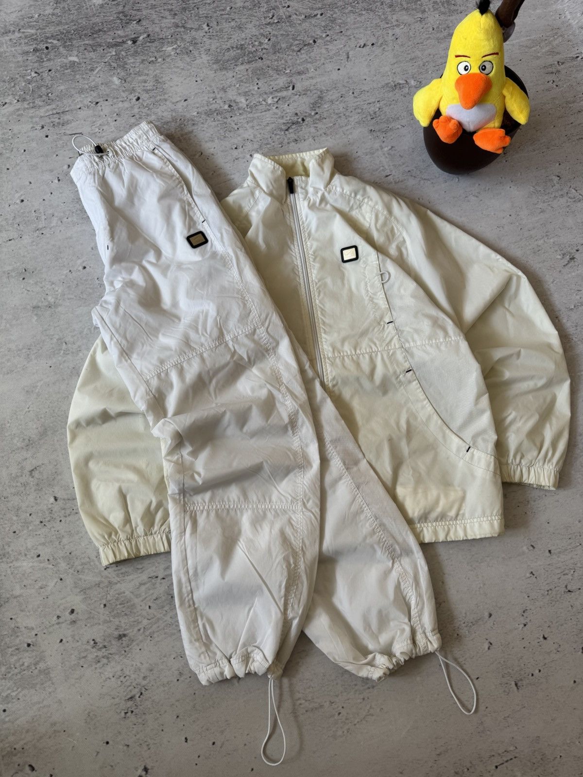 Nike × Vintage NIKE VINTAGE NYLON BASIC LOGO OVERSIZE BAGGY TRACK SUIT FIT Size US S / EU 44-46 / 1 - 1 Thumbnail