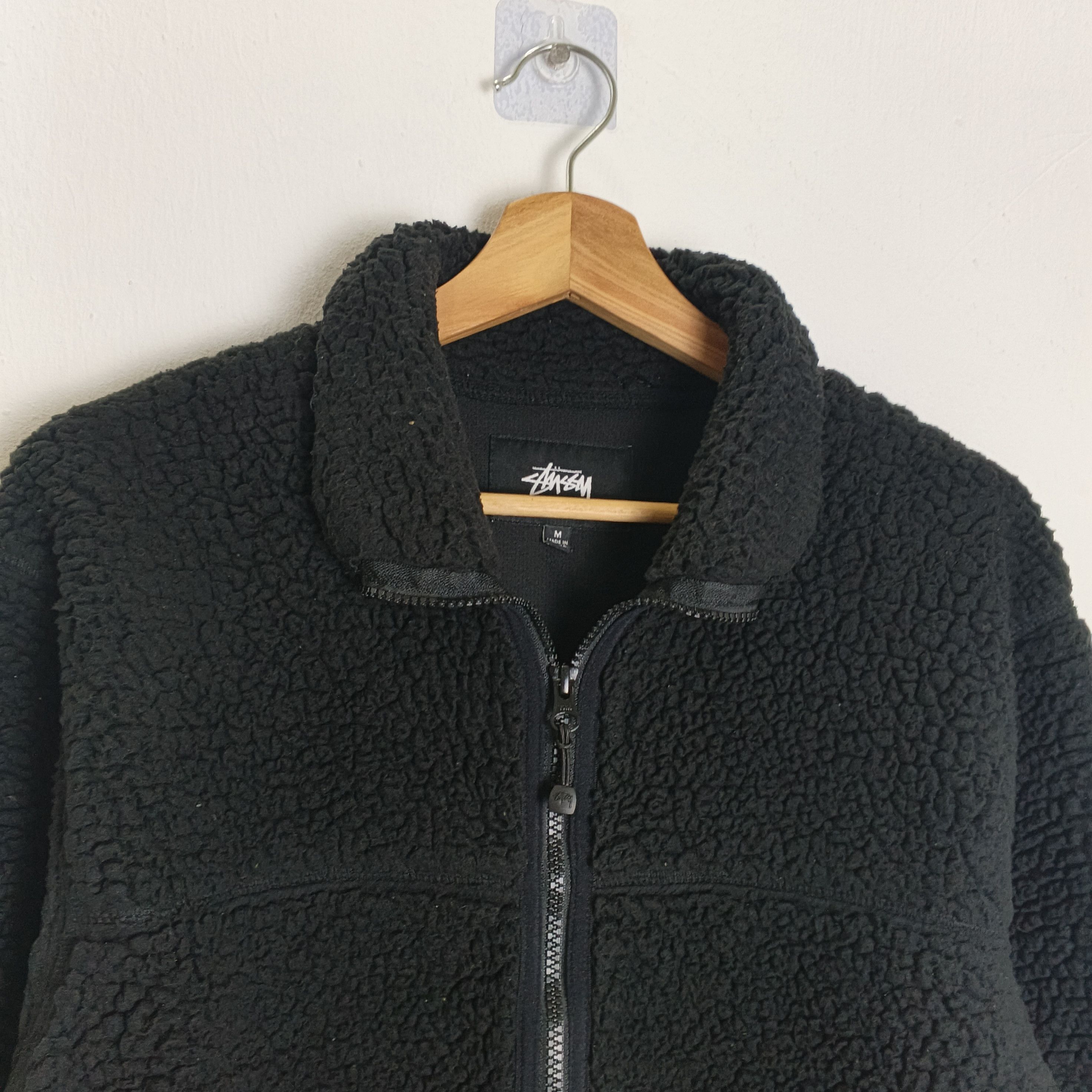 Stussy Vintage Streetwear Stussy Japan Fleece Jacket Size US M / EU 48-50 / 2 - 2 Thumbnail