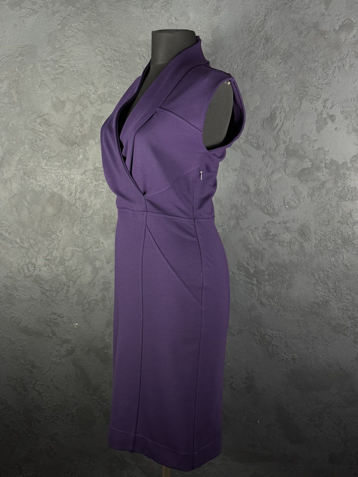 Gucci Gucci Vintage Women’s Purple Sleeveless Sheath Dress Size L Size L / US 10 / IT 46 - 5 Thumbnail