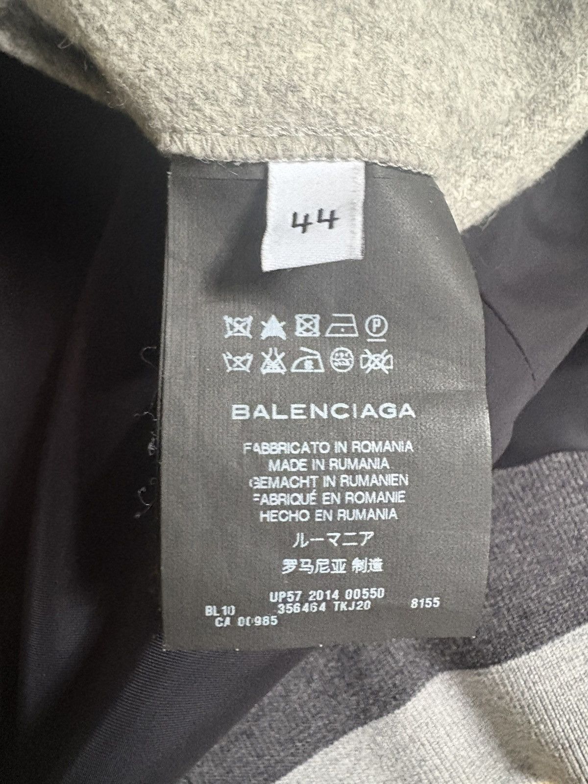 Balenciaga Balenciaga Jacket Grey Size US S / EU 44-46 / 1 - 7 Thumbnail
